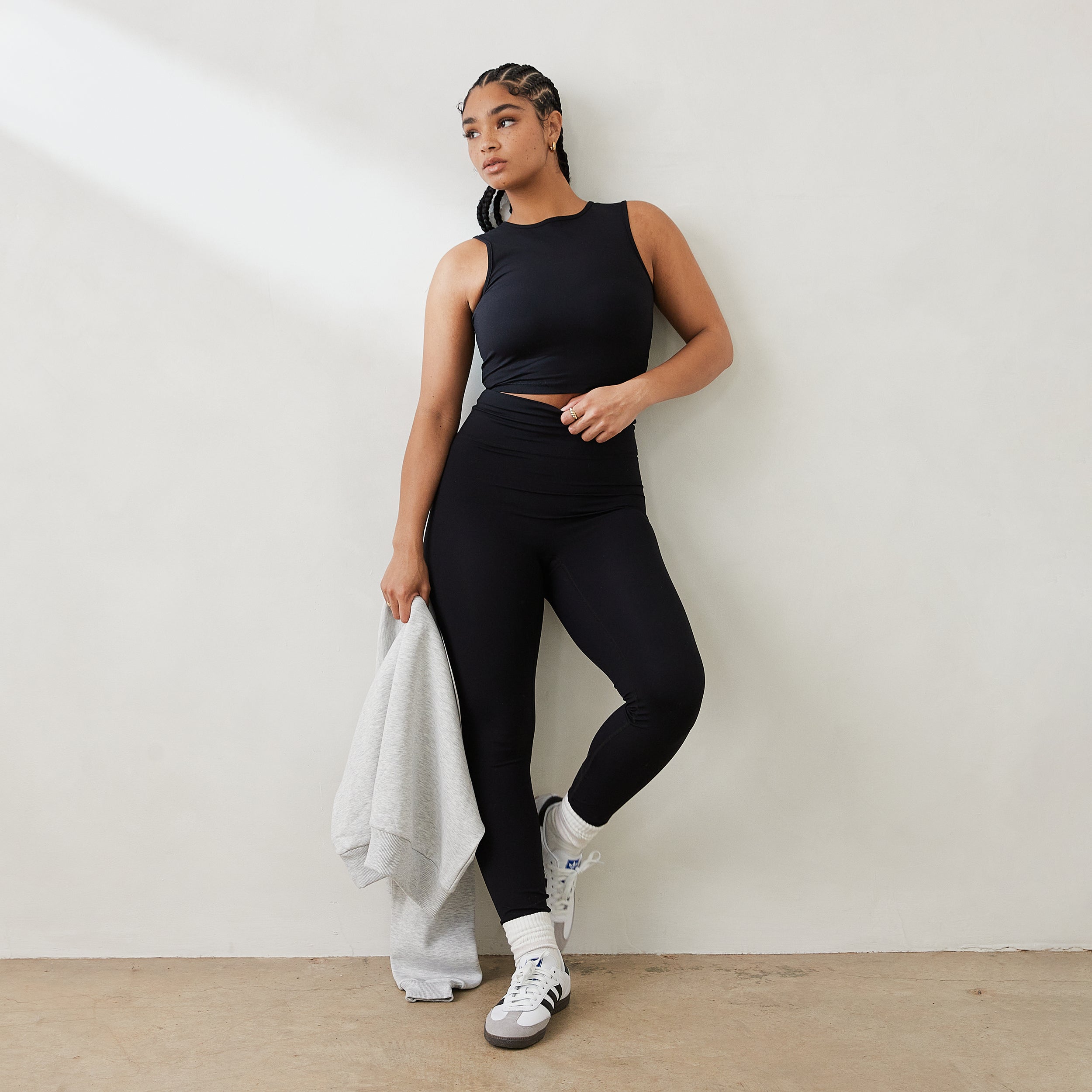 Essentials by FOG black womens leggings  Women's leggings, Black womens,  Clothes design
