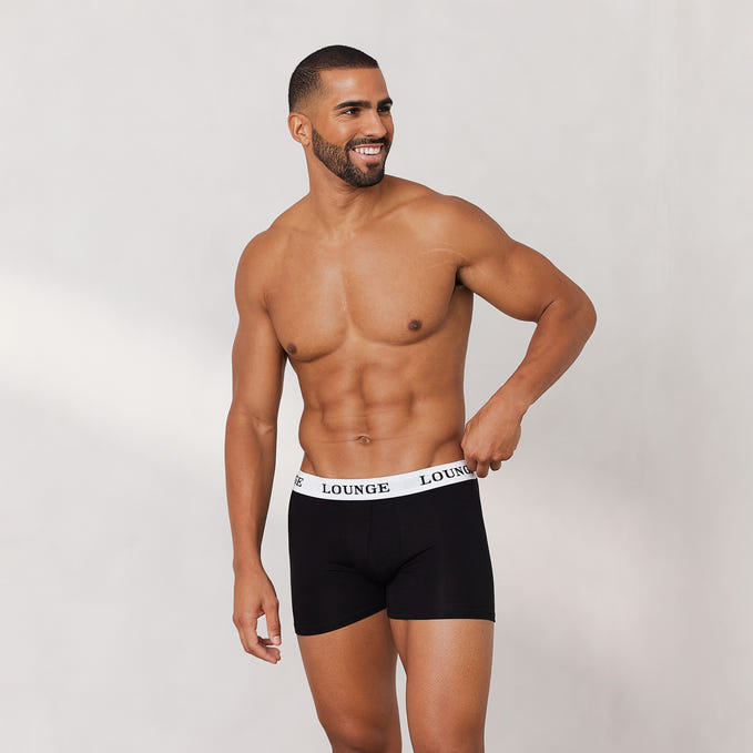 30 Boxer Men's Everyday Boxers (3-Pack) - Black