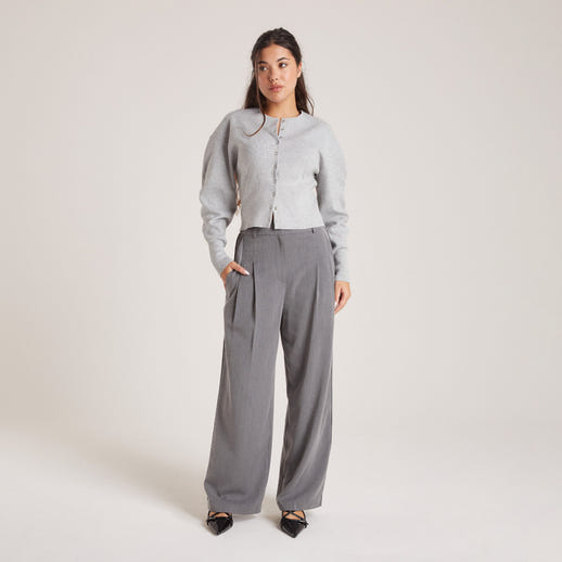 Tailored Trousers Grey1