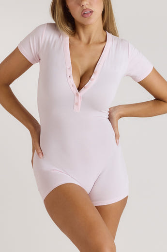 Modal Romper - Pink alternate