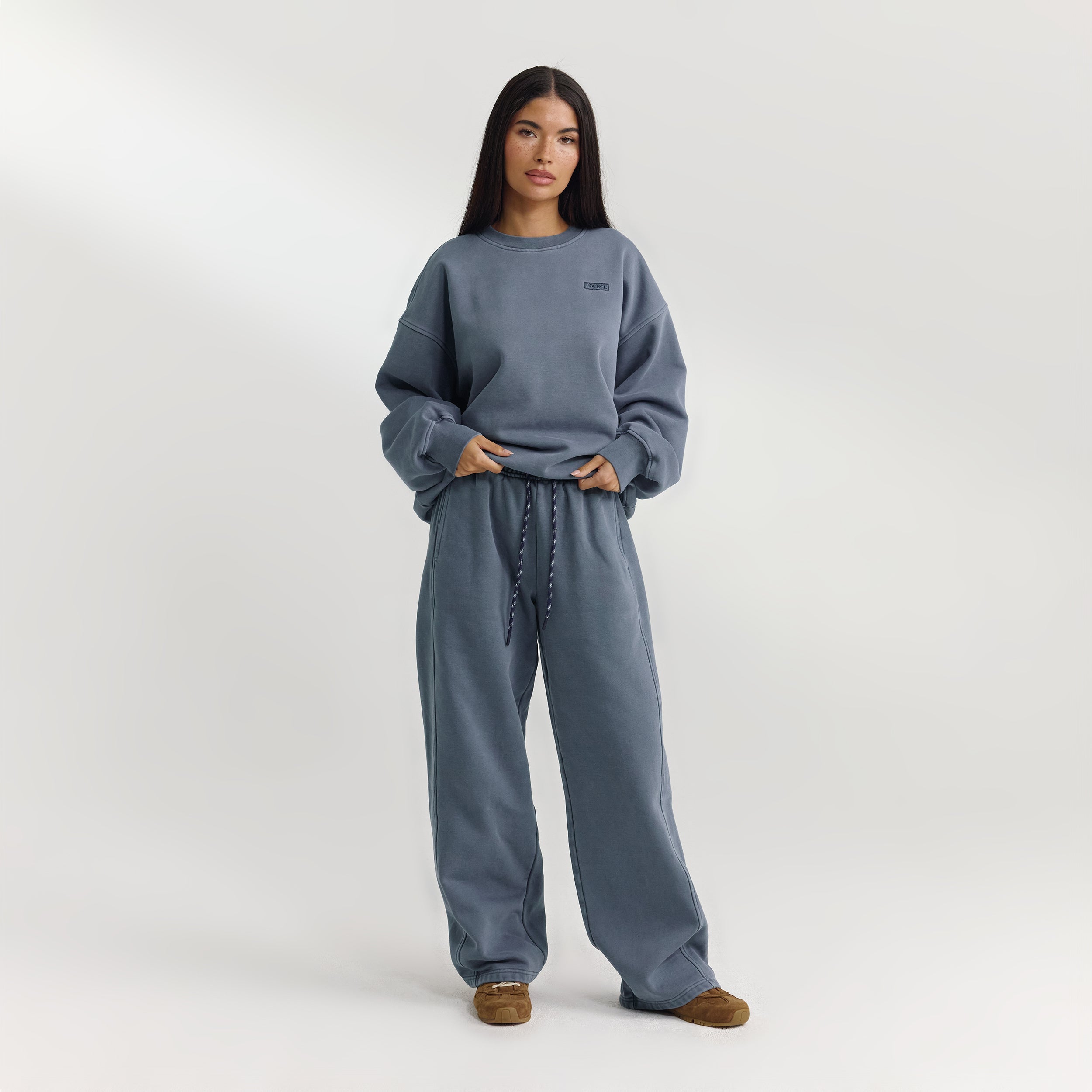 Oversized Jumper - Washed Blue alternate