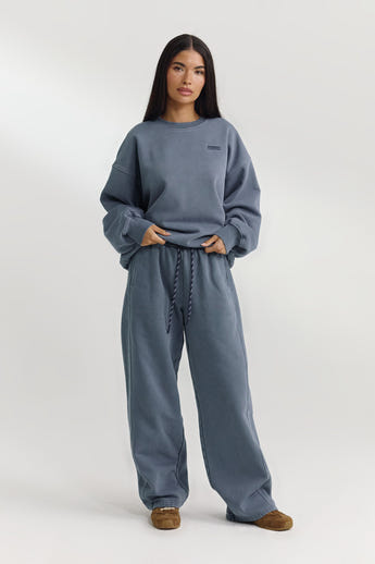 Oversized Jumper - Washed Blue alternate