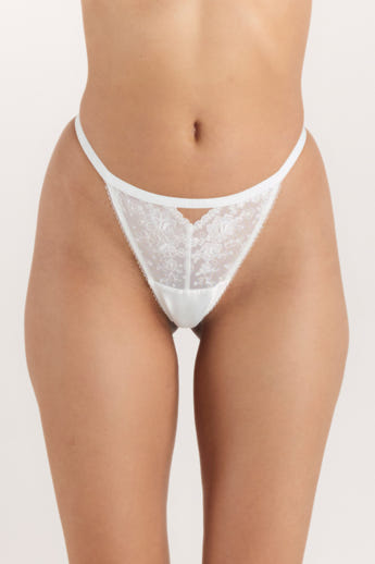 Flirt G-String - White