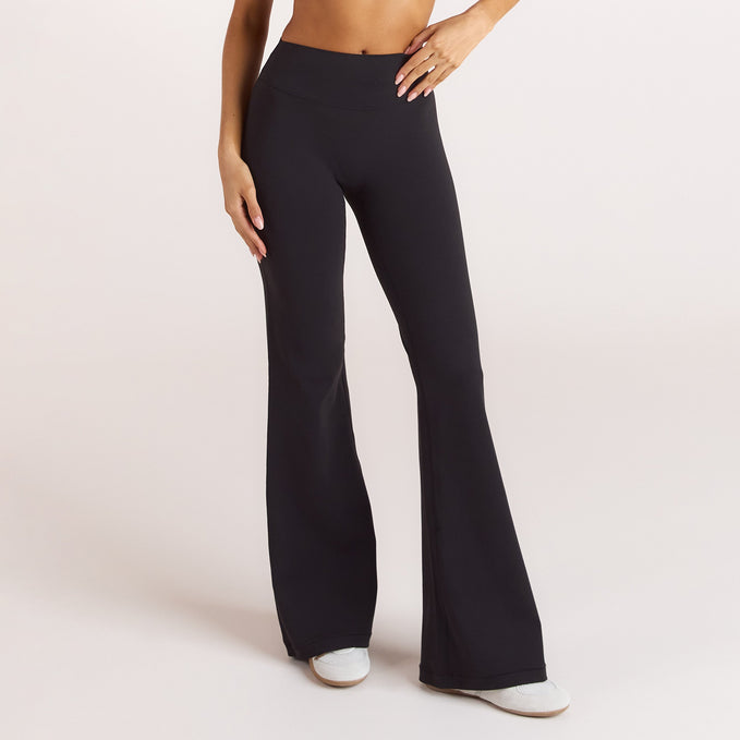 ContourSoft™ Flared Leggings in Black