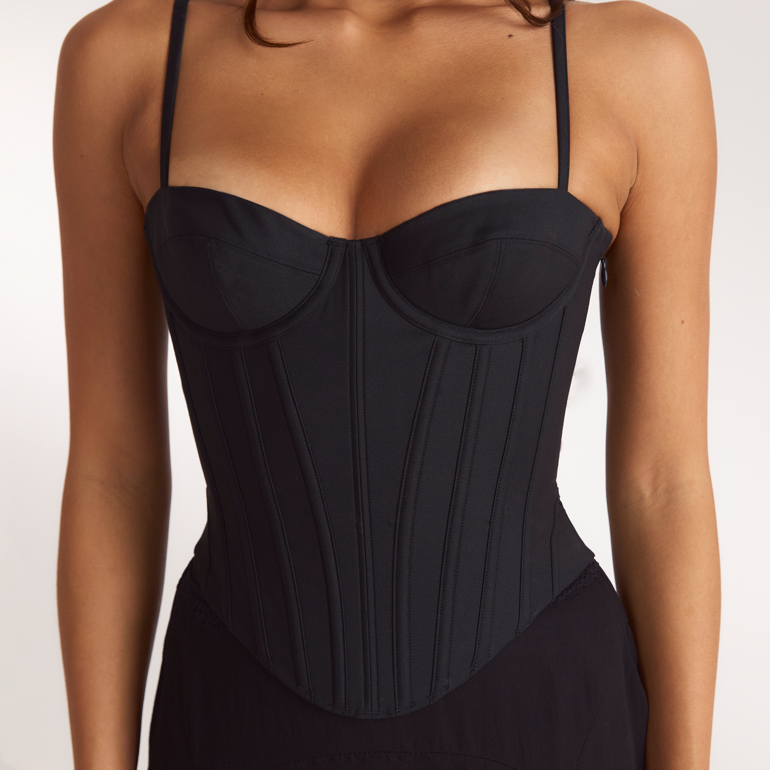 Sculpt Corset Top - Black