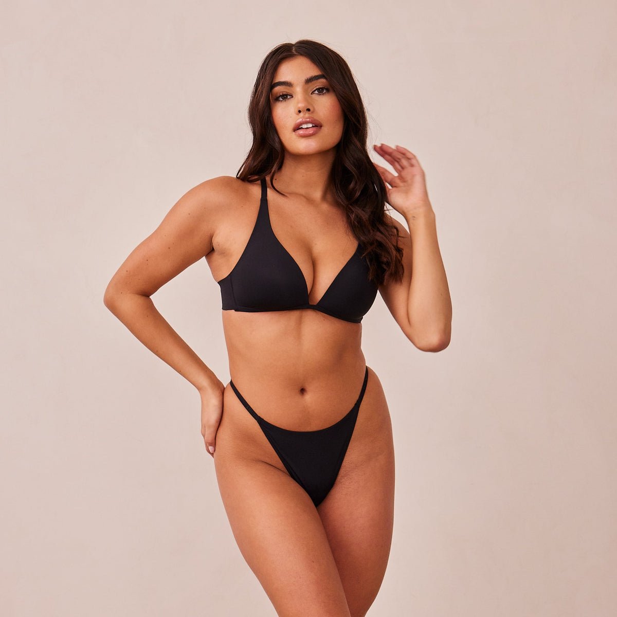 Light Non Wired Plunge T Shirt Bra