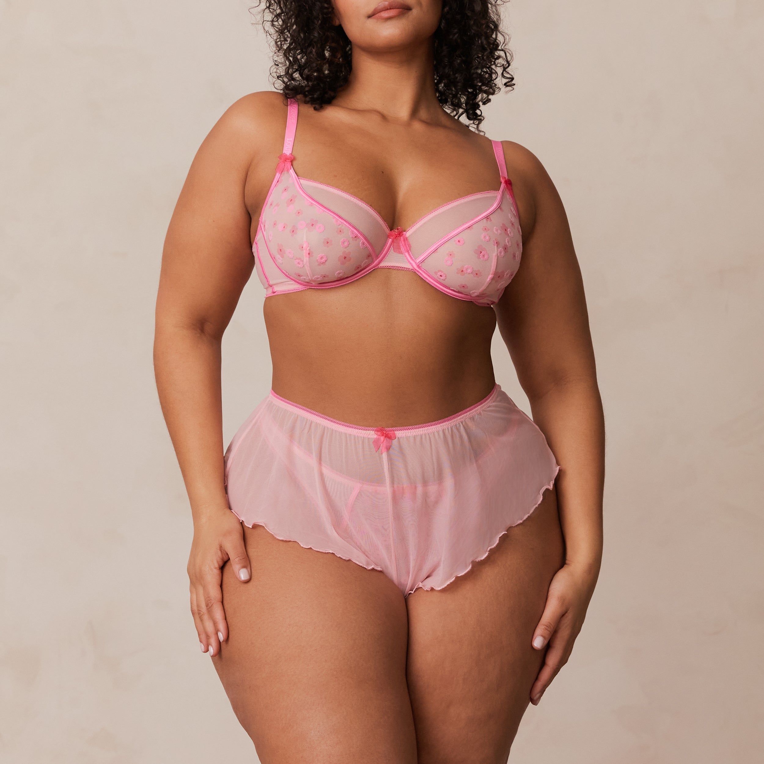 Thea Intimates Bra Set Candy Pink