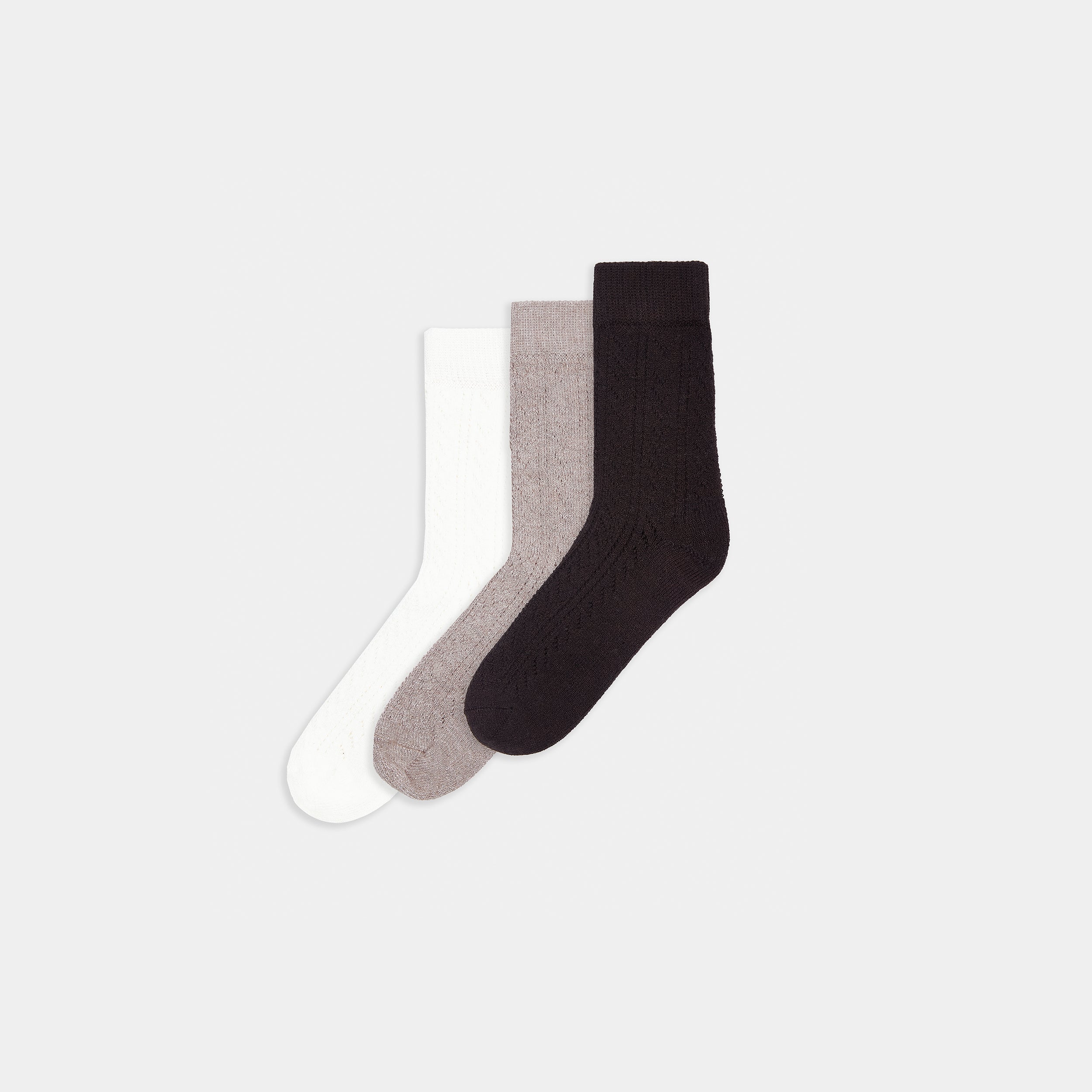 Pointelle Socks (3-Pack) - Multi