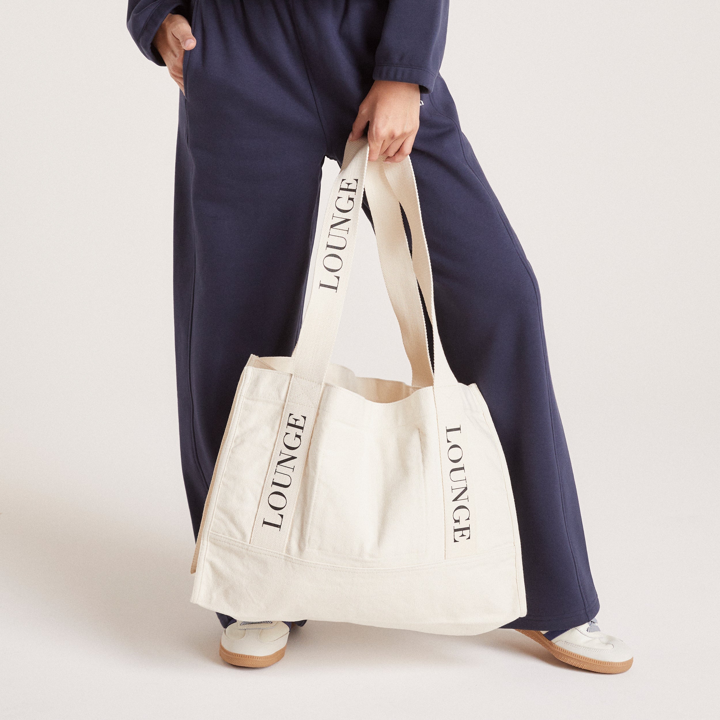 The Lounge Tote - Cream