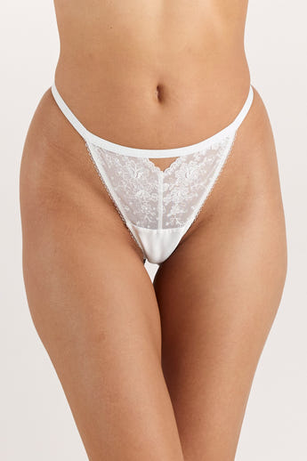 Flirt G-String - White