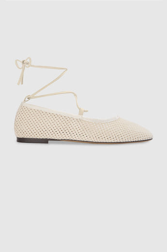 Athena Ballet Flats - Off White