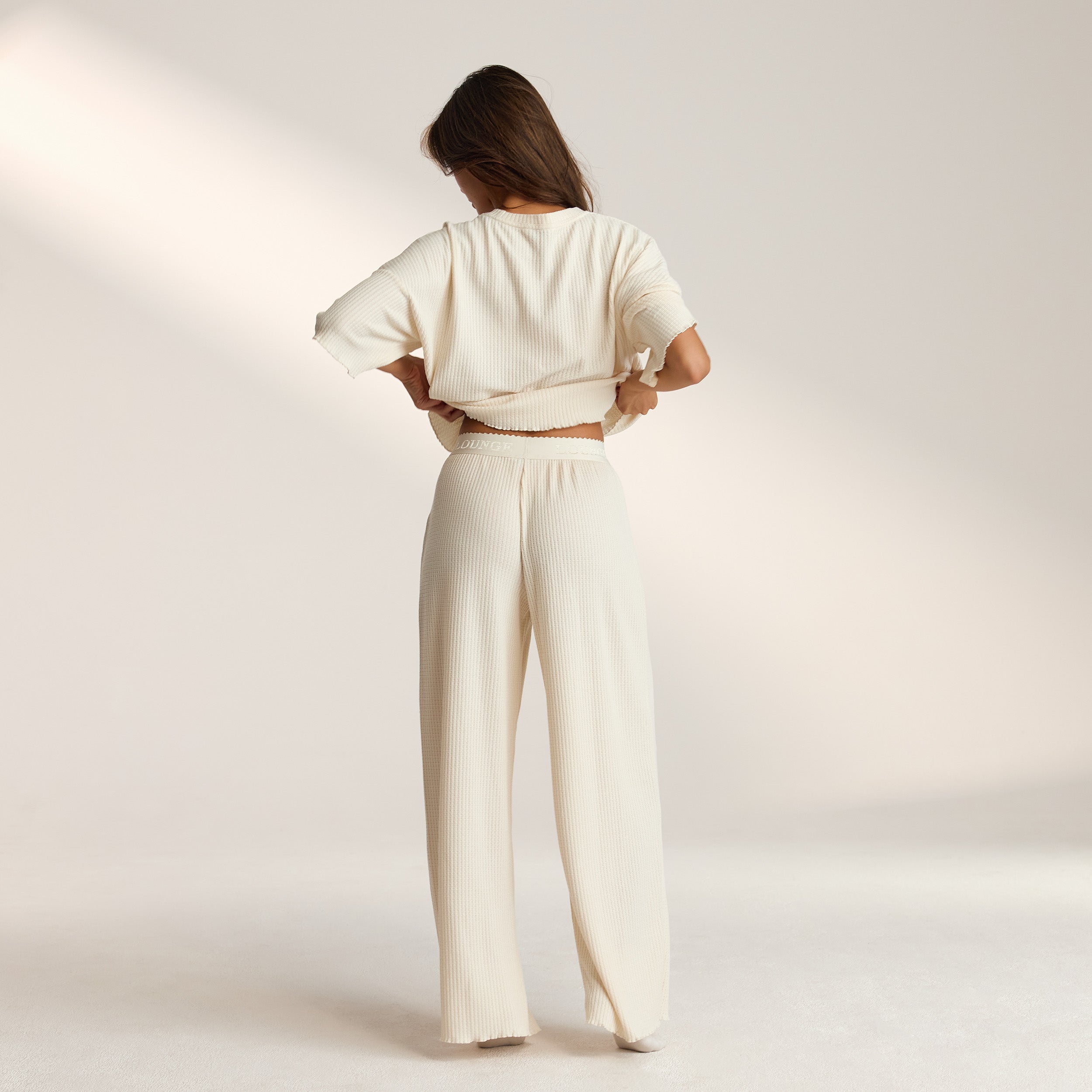 Soft Waffle Pyjama Bottoms  | Leidy, XS