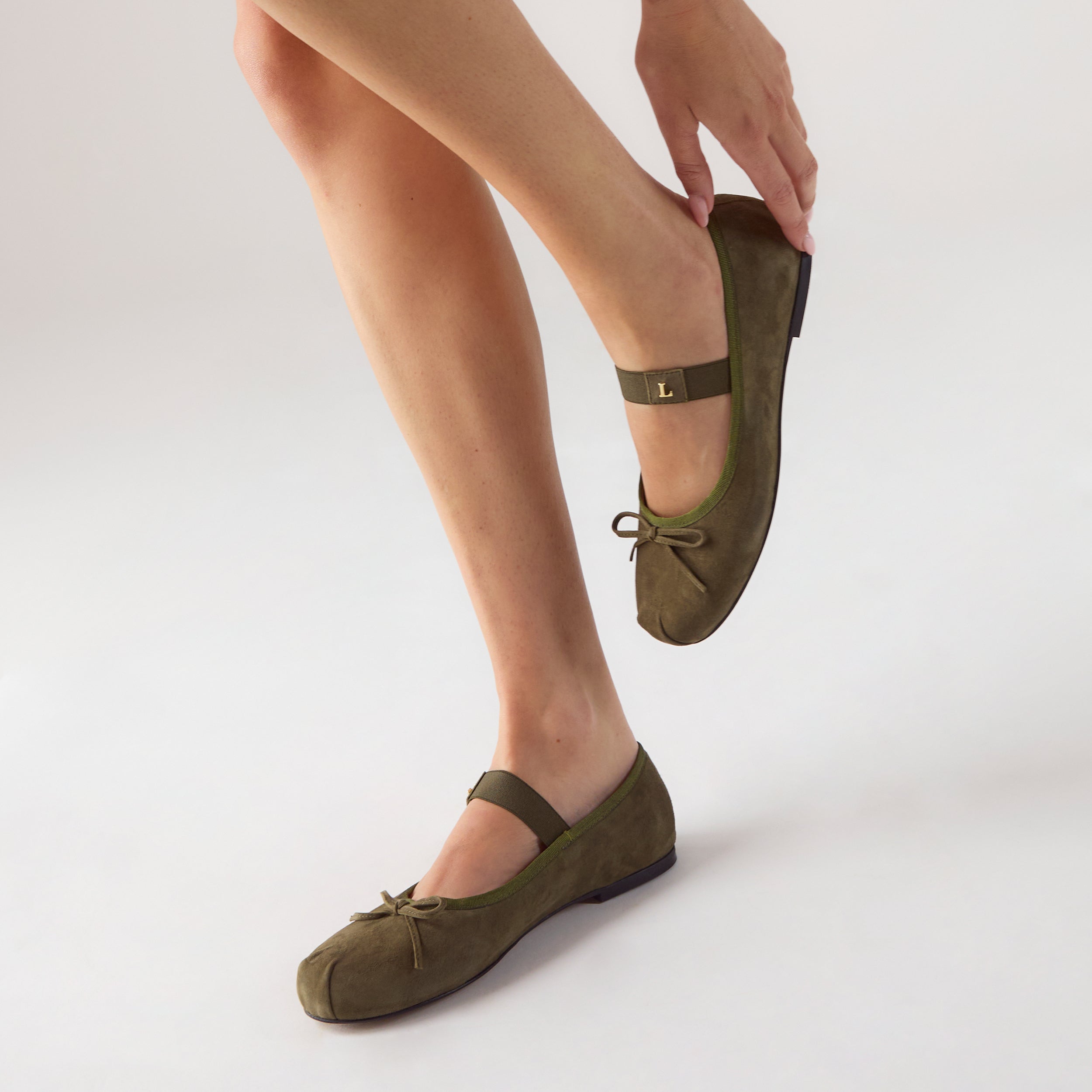 Juna Ballet Flats | Juna Ballet Flats - Olive