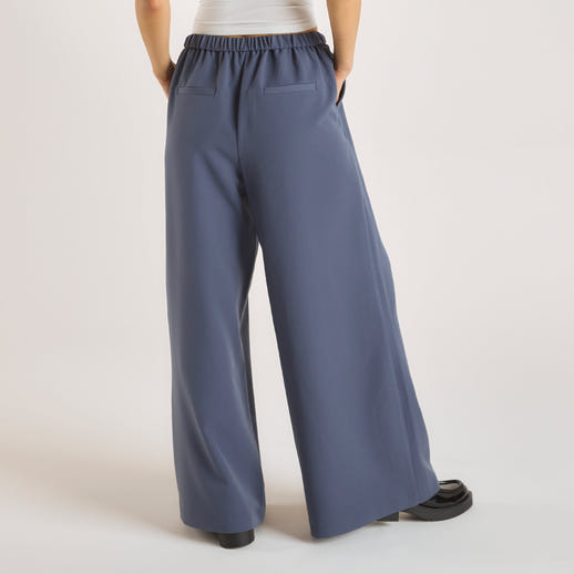 Relaxed-Fit Tailored Trousers - Blue alternate