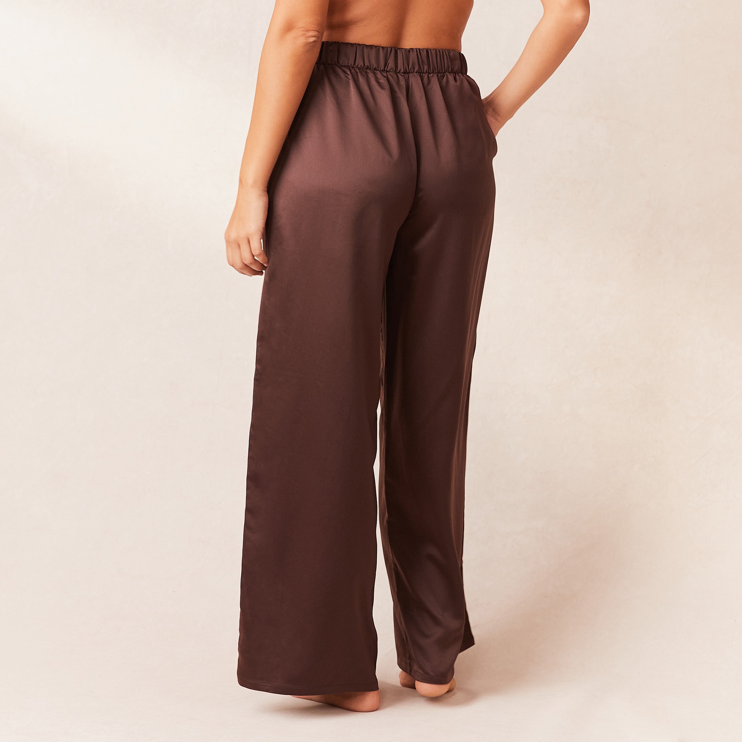 Classic Satin Pyjama Trousers | Samaria, S