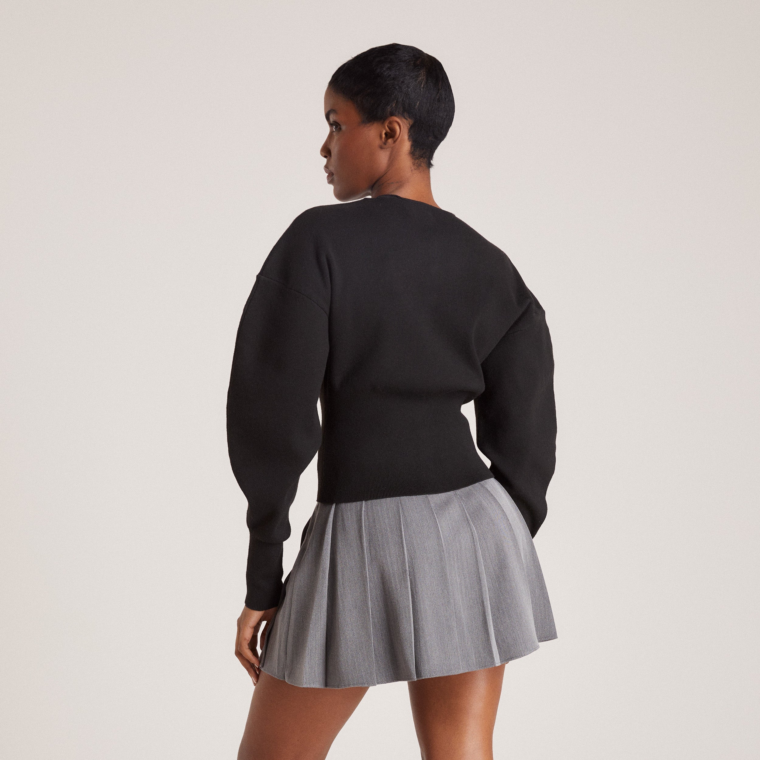 Fitted Cardigan | Fitted Cardigan - Black