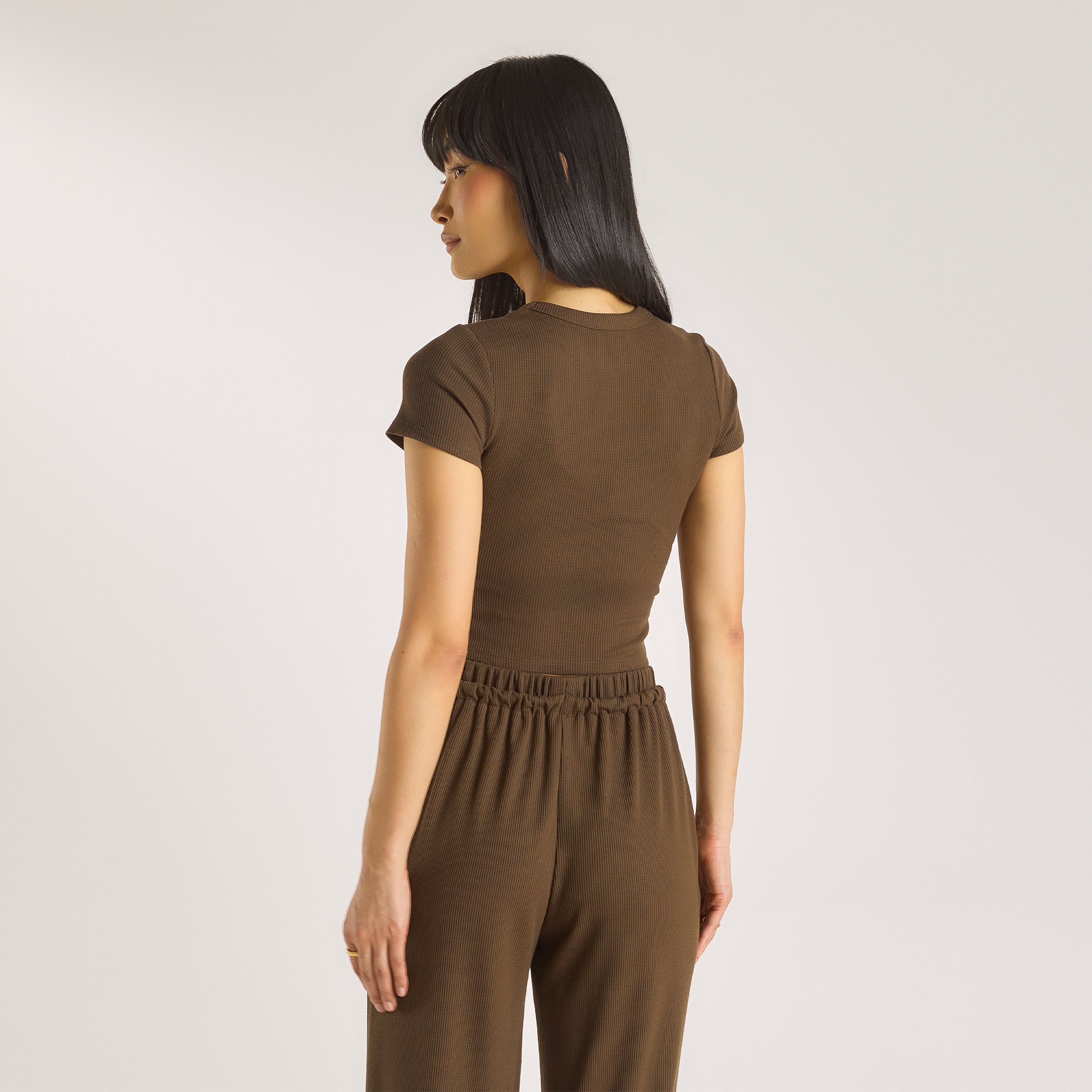 Waffle Baby Tee  | Waffle Baby Tee - Chocolate