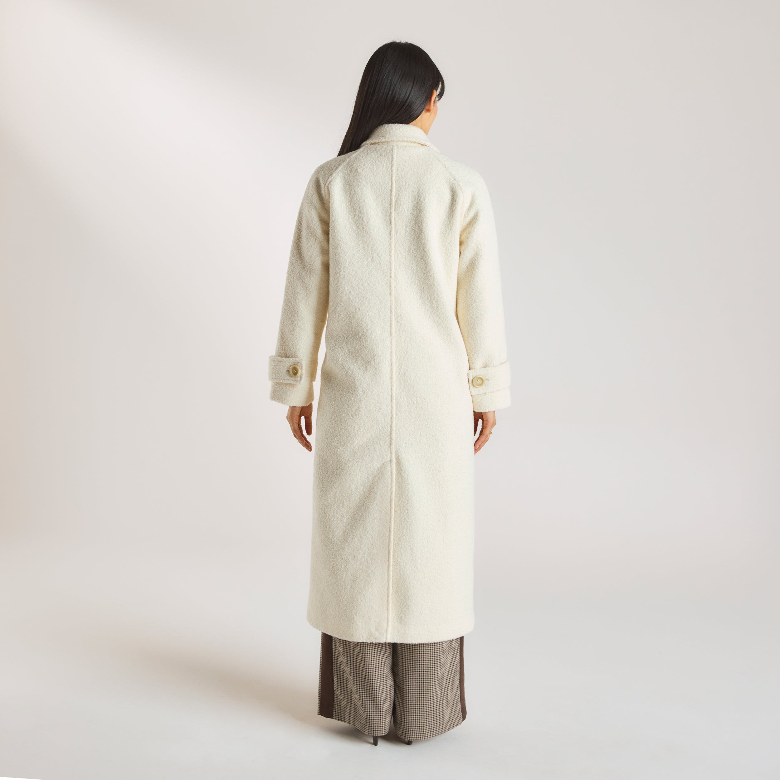 Shearling Coat  | Shearling Coat - Cream