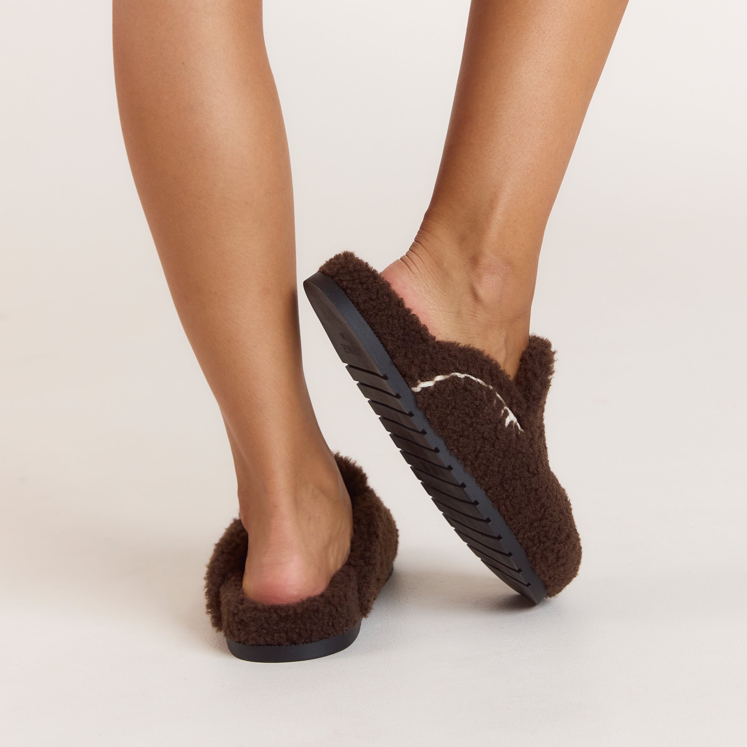Anya Mule Slippers | Anya Mule Slippers - Chocolate