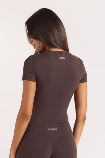 ContourSoft™ Short Sleeve T-Shirt - Dark Chocolate alternate