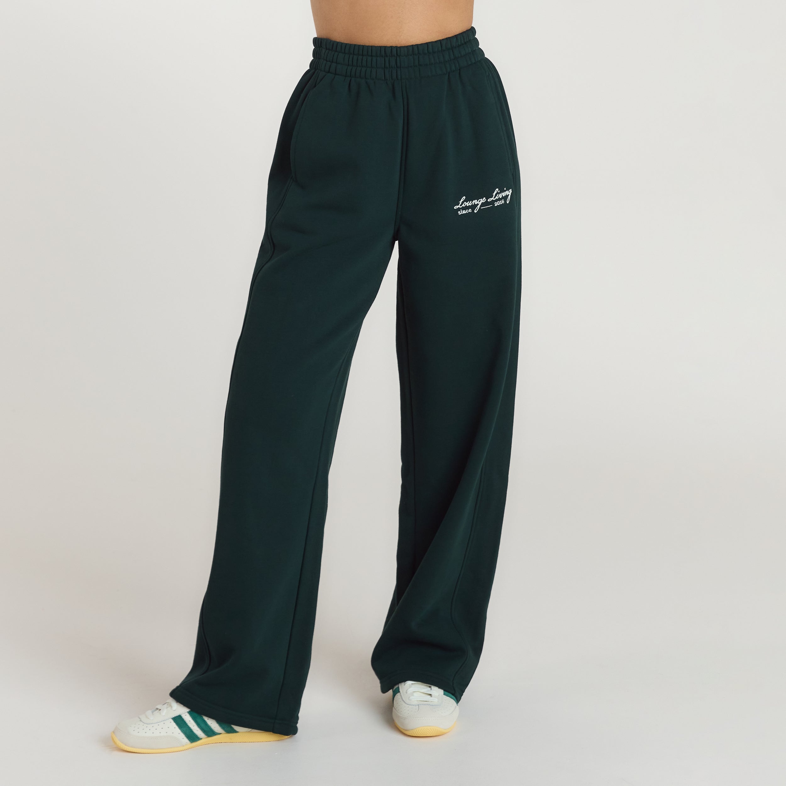 Lounge Living Straight-Leg Joggers | Lounge Living Straight-Leg Joggers - Forest Green