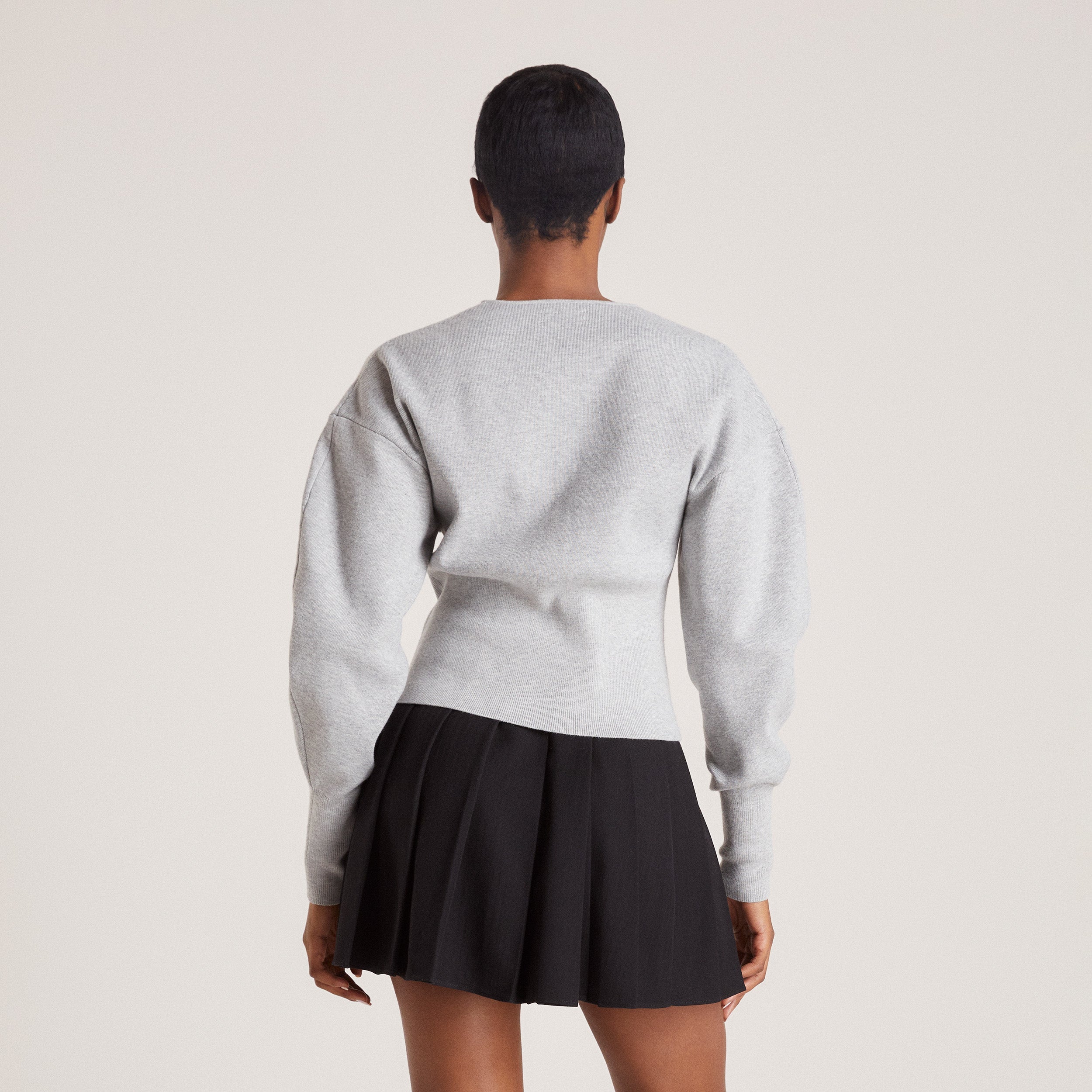 Fitted Cardigan | Fitted Cardigan - Light Grey