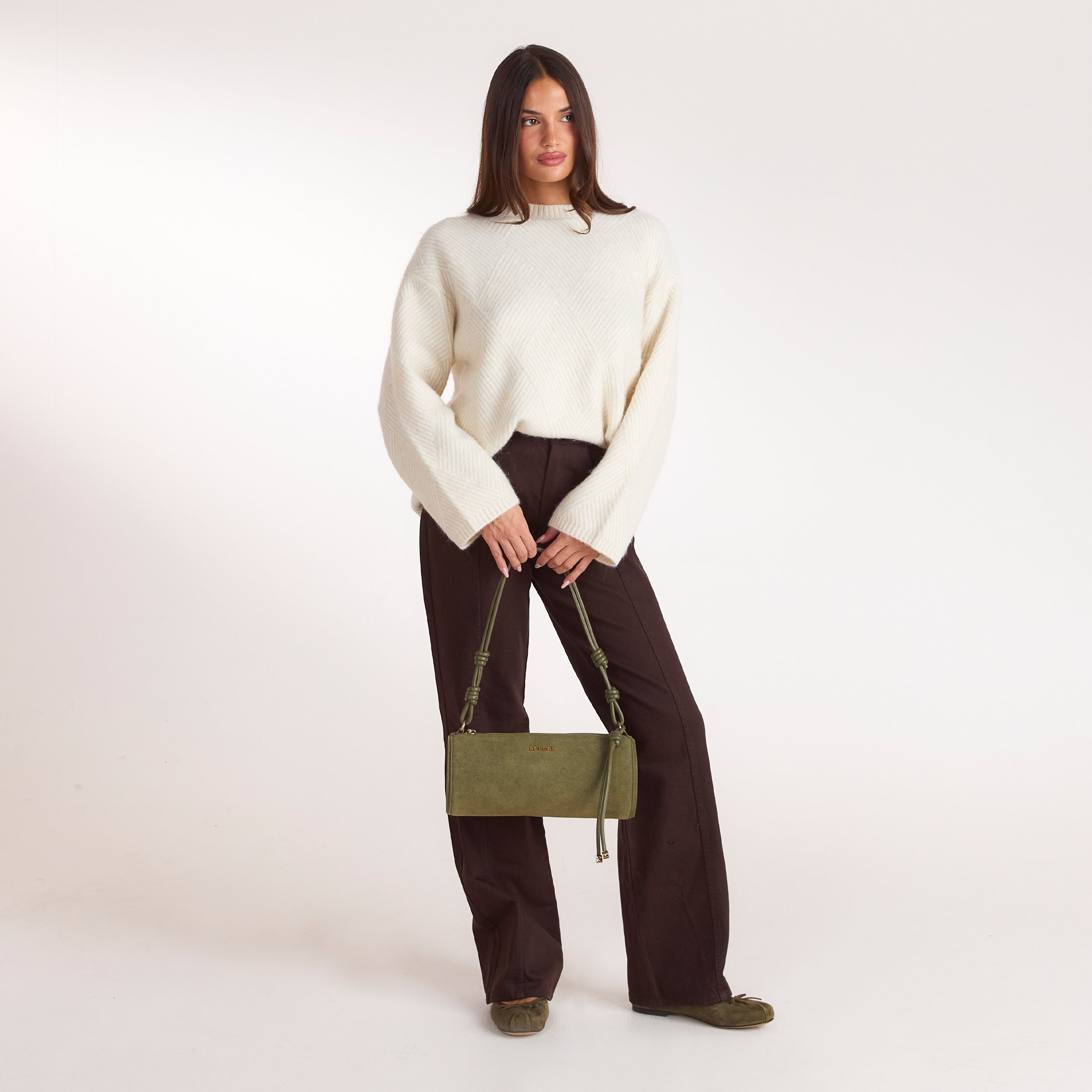 Miffy Barrel Shoulder Bag | Miffy Barrel Shoulder Bag - Olive