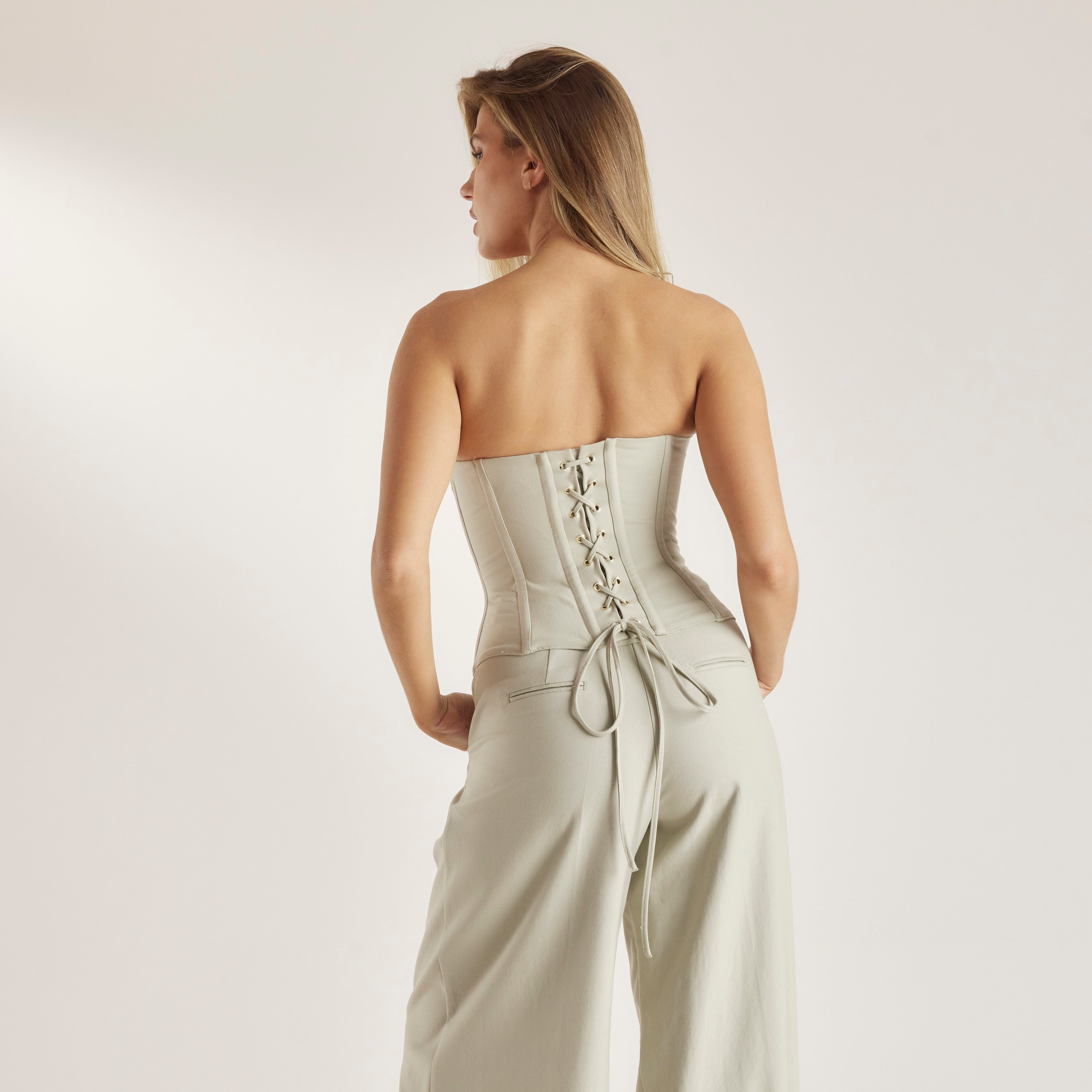 Bandeau Corset Top | Bandeau Corset Top - Sage