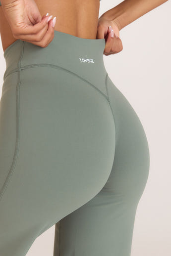 ContourSoft™ Straight-Leg Leggings - Sage Green alternate