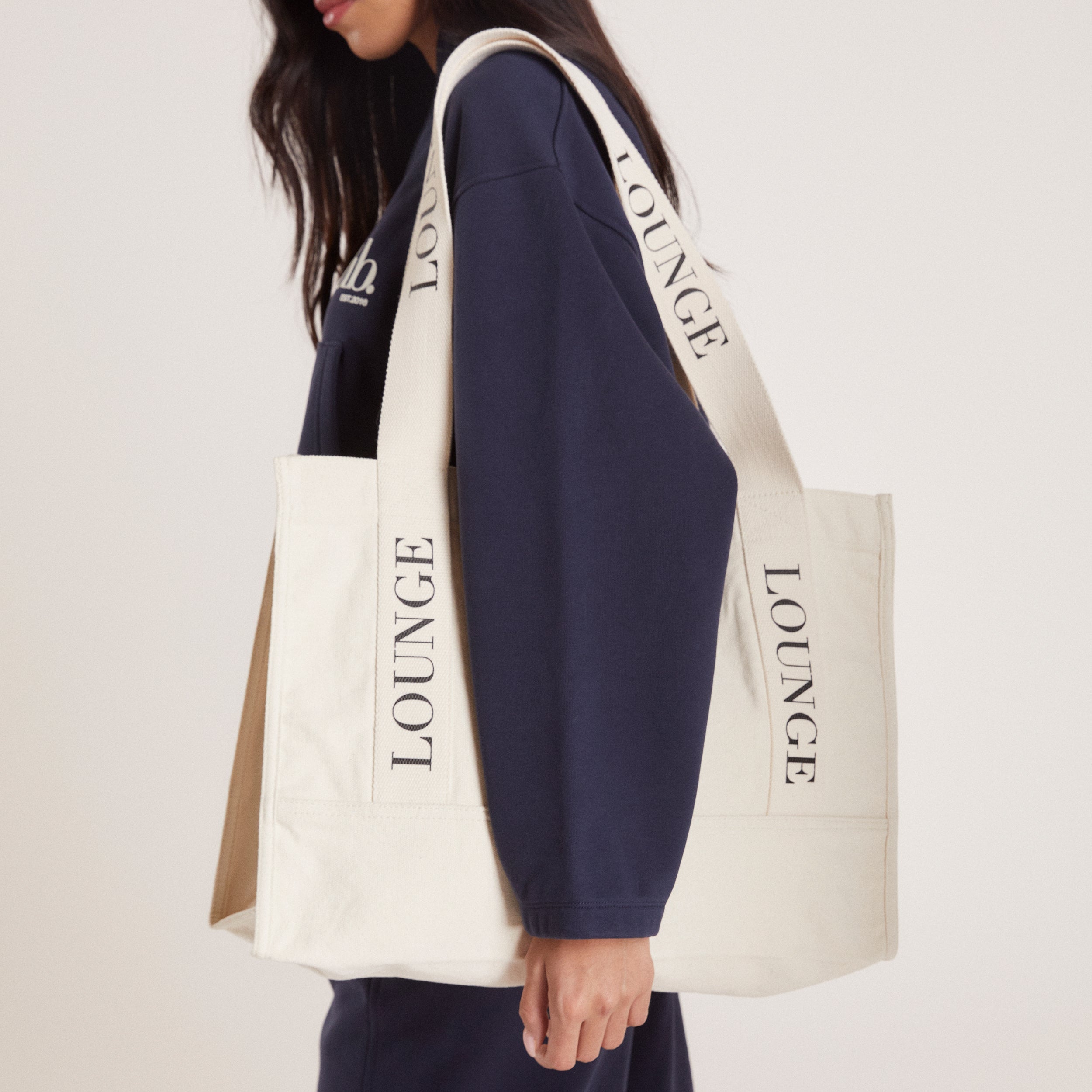 The Lounge Tote | The Lounge Tote - Cream