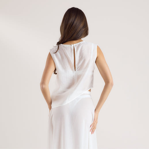 Sheer Tank Top - White alternate