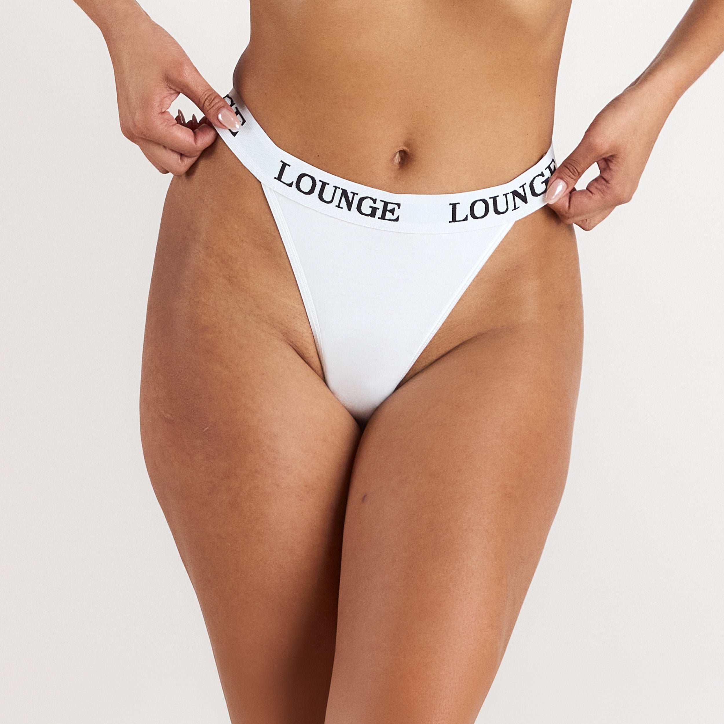 Bamboo Triangle Thong | Bamboo Triangle Thong - All White