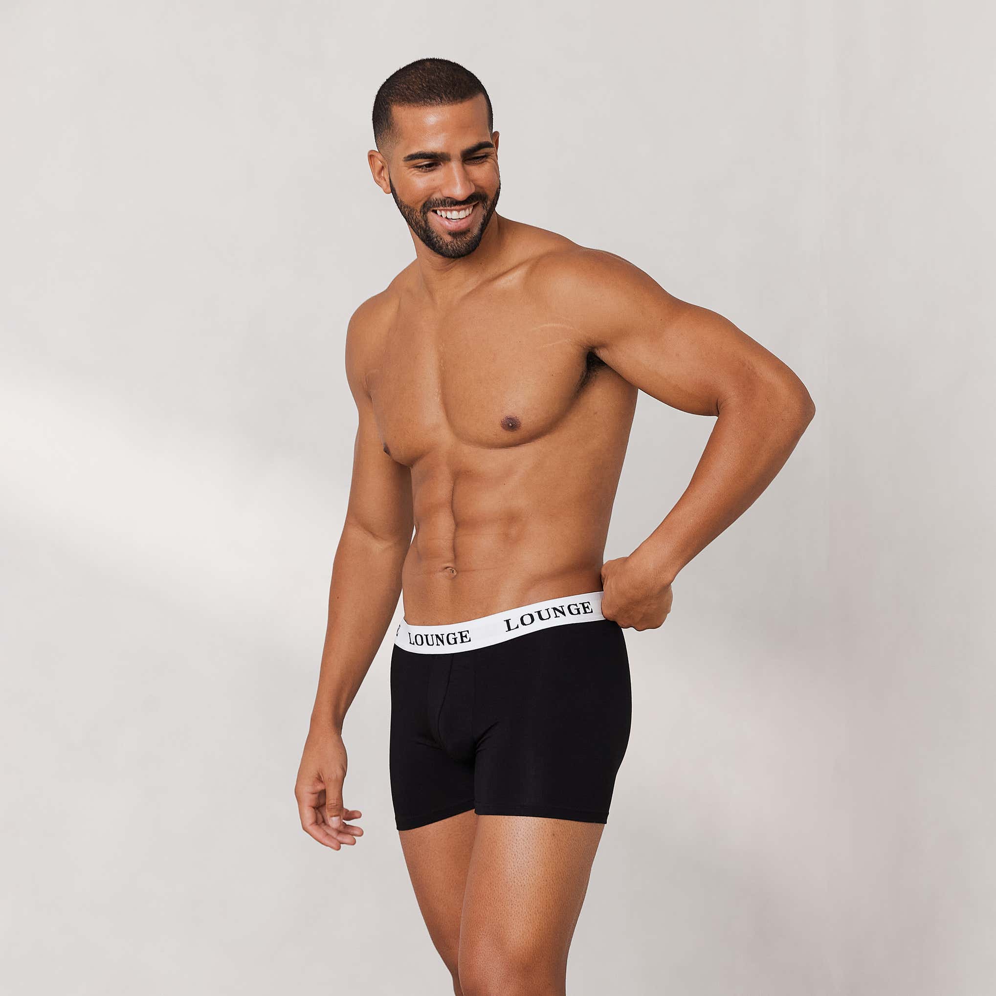 Weakling Boxer Men's Everyday Boxers (3-Pack) - Black