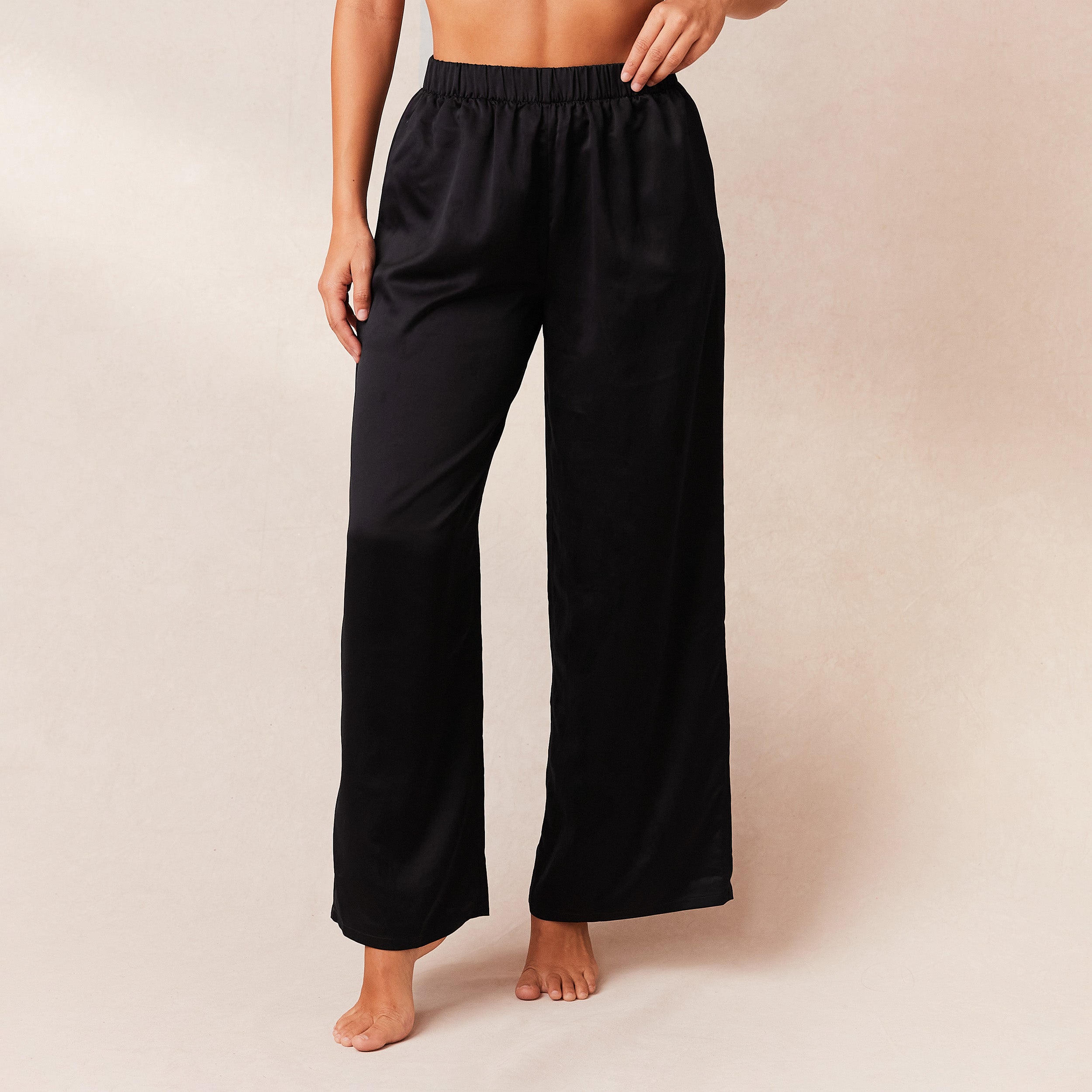 Classic Satin Pyjama Trousers | Samaria, S
