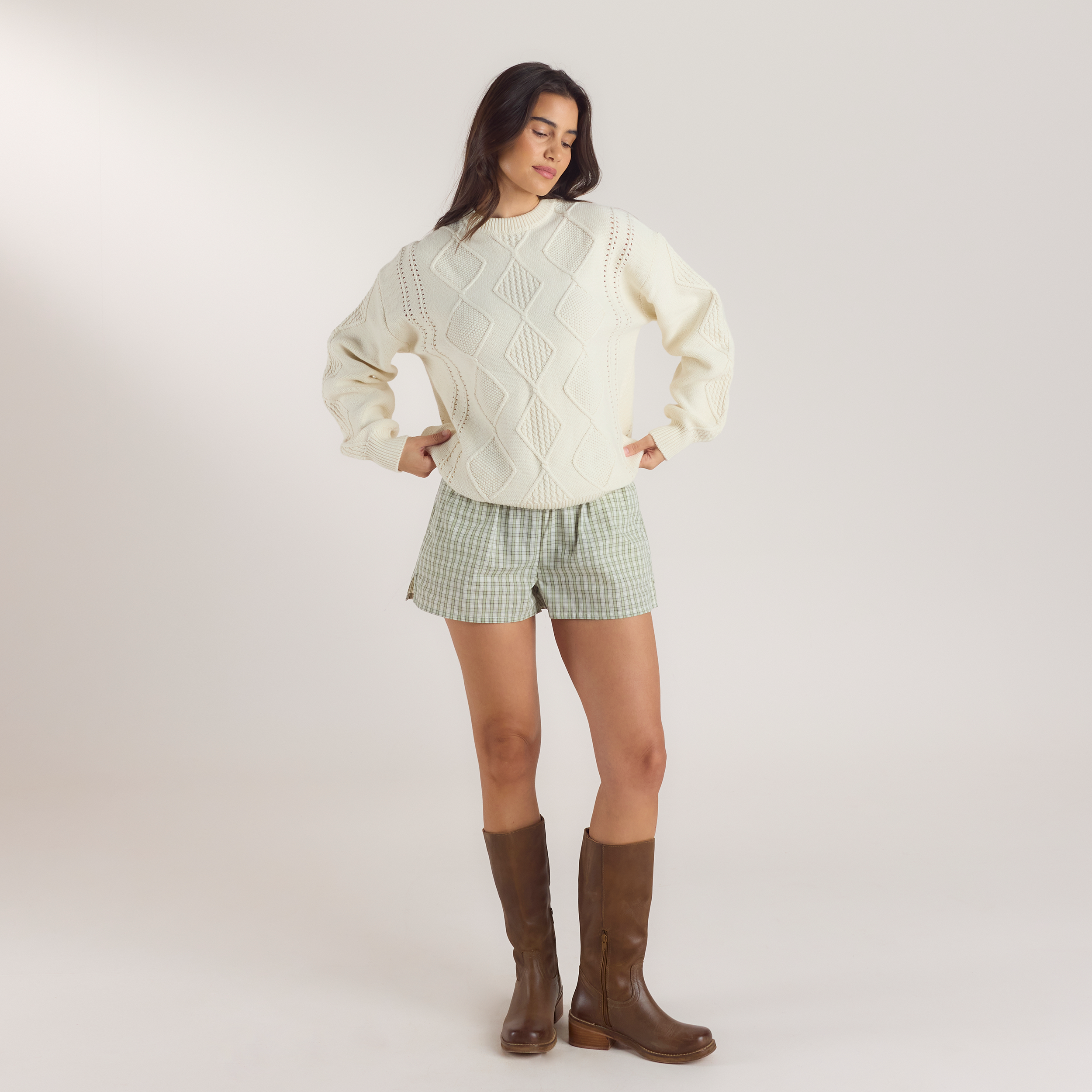 Cable-Knit Jumper | Cable-Knit Jumper - Cream