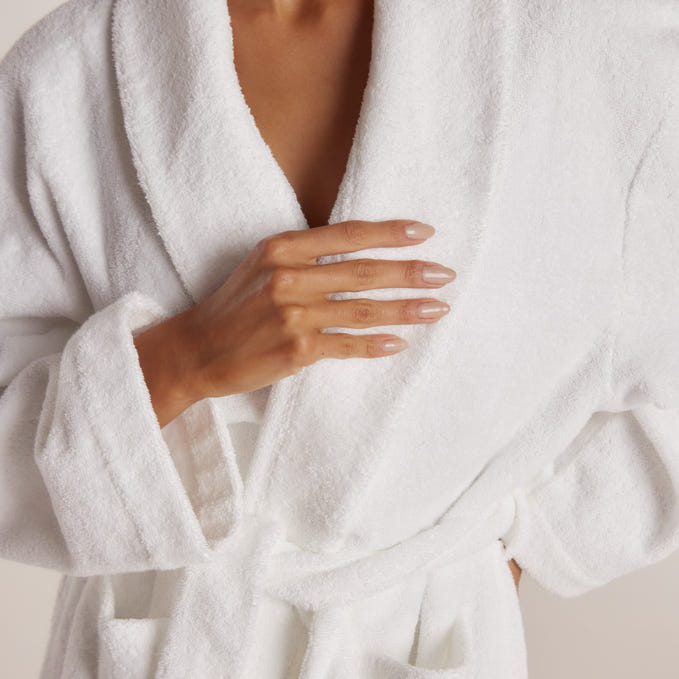Ladies White Toweling Dressing Gown White Towel Dressing Gown With Hood Hooded Robe Ladies White Ladies White Toweling Dressing Gown White Towel Dressing Gown With Hood Hooded Robe Ladies White