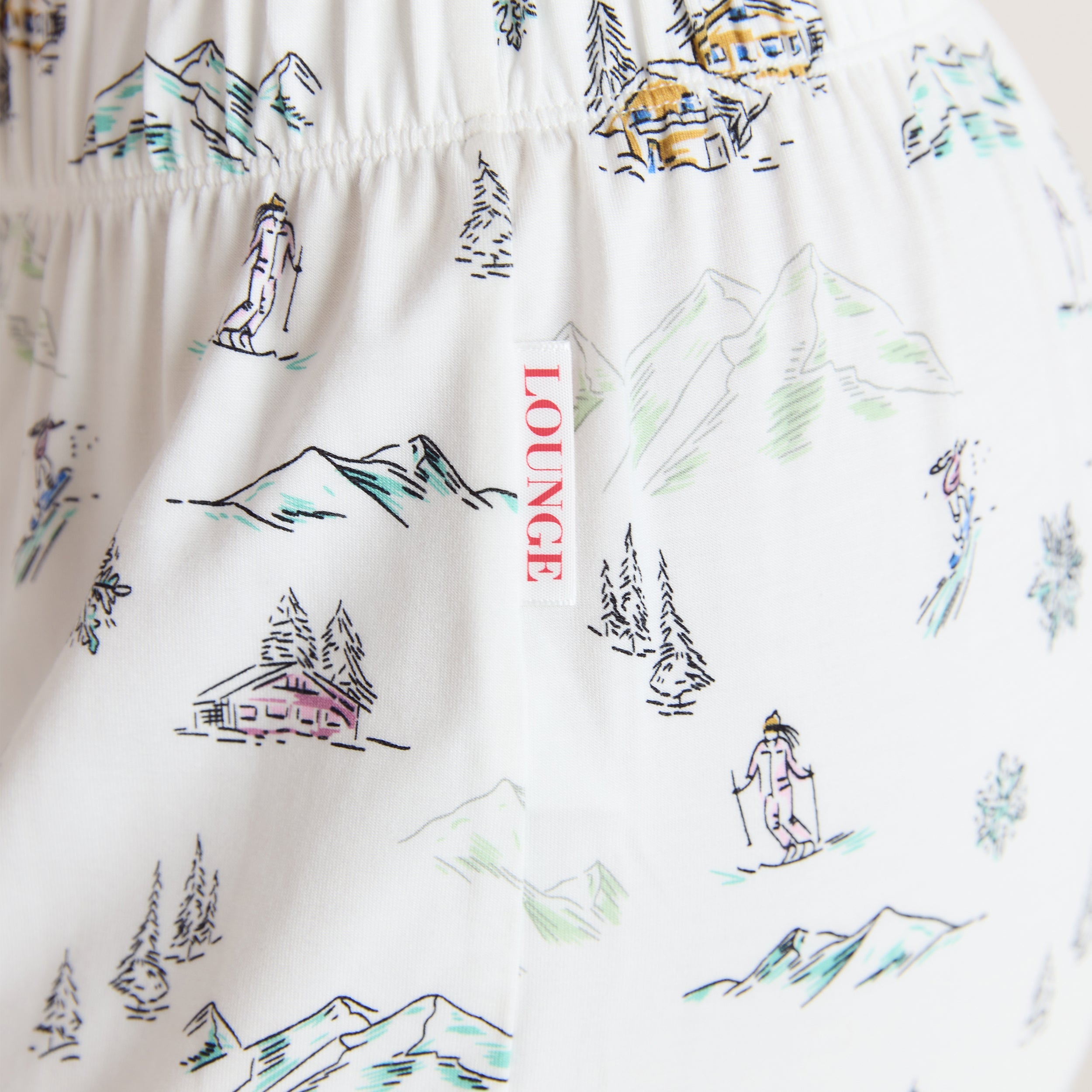 Alpine Dreams Pyjama Bottoms | Alpine Dreams Pyjama Bottoms - Ski Print