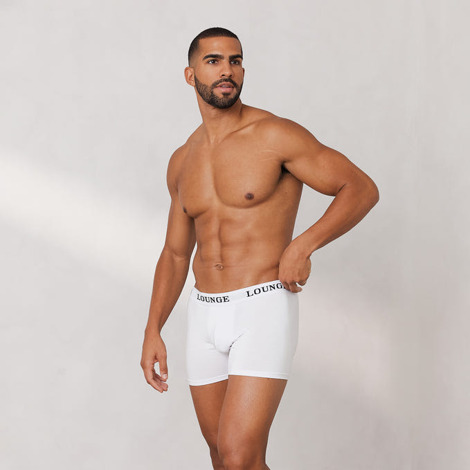 30 Boxer Men's Everyday Boxers (3-Pack) - White