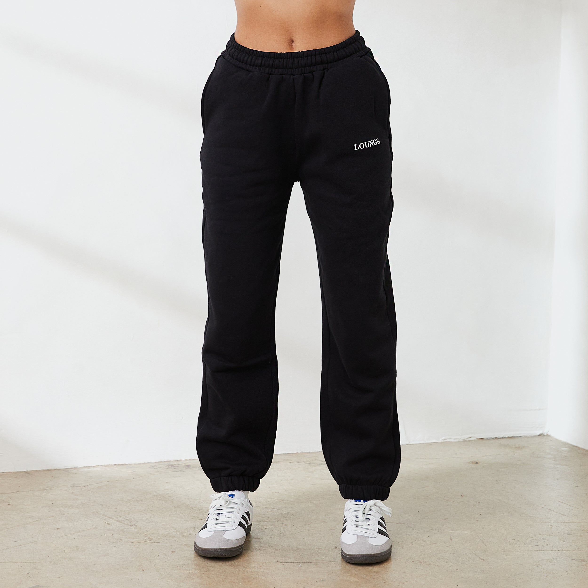 Black joggers discount