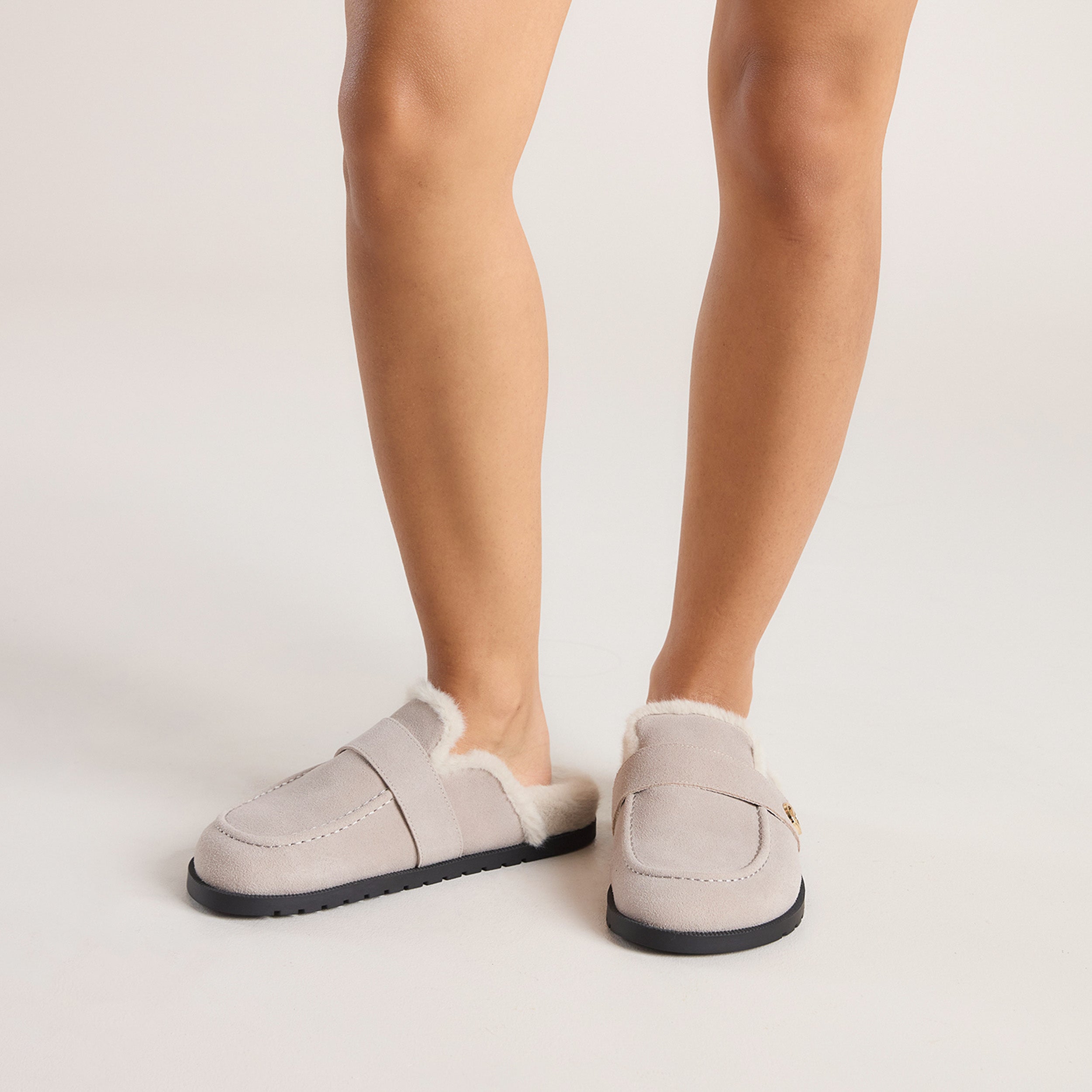 Amara Mules | Amara Mules - Light Grey
