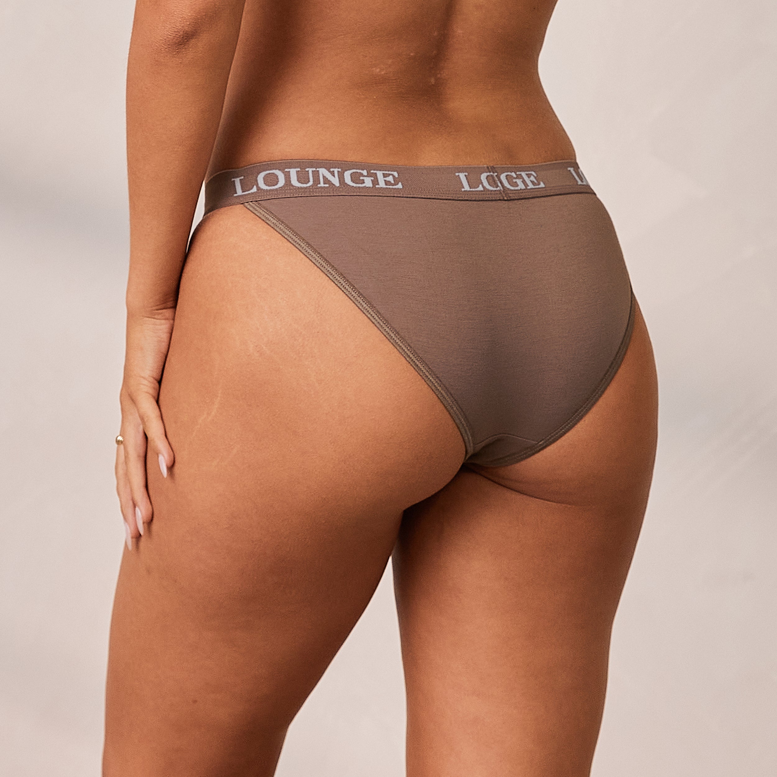 Bamboo Triangle Briefs Coffee