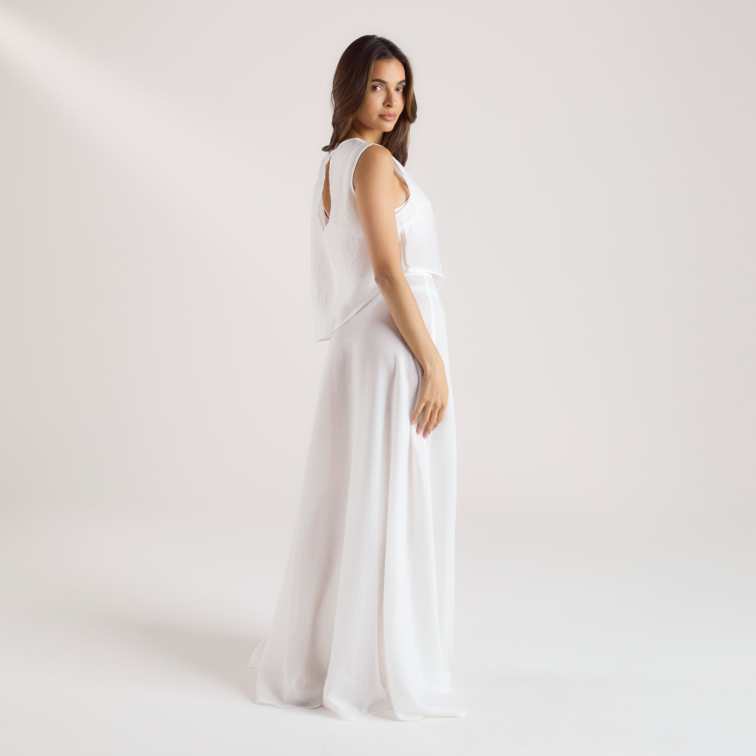 Sheer Maxi Skirt | Sheer Maxi Skirt - White