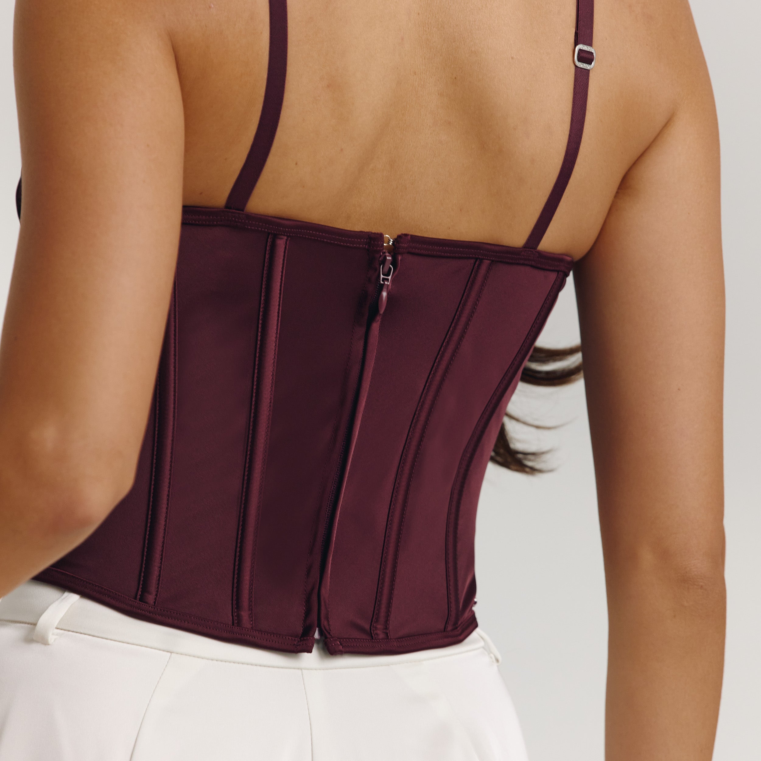 Eledora Corset Top | Eledora Corset Top - Plum