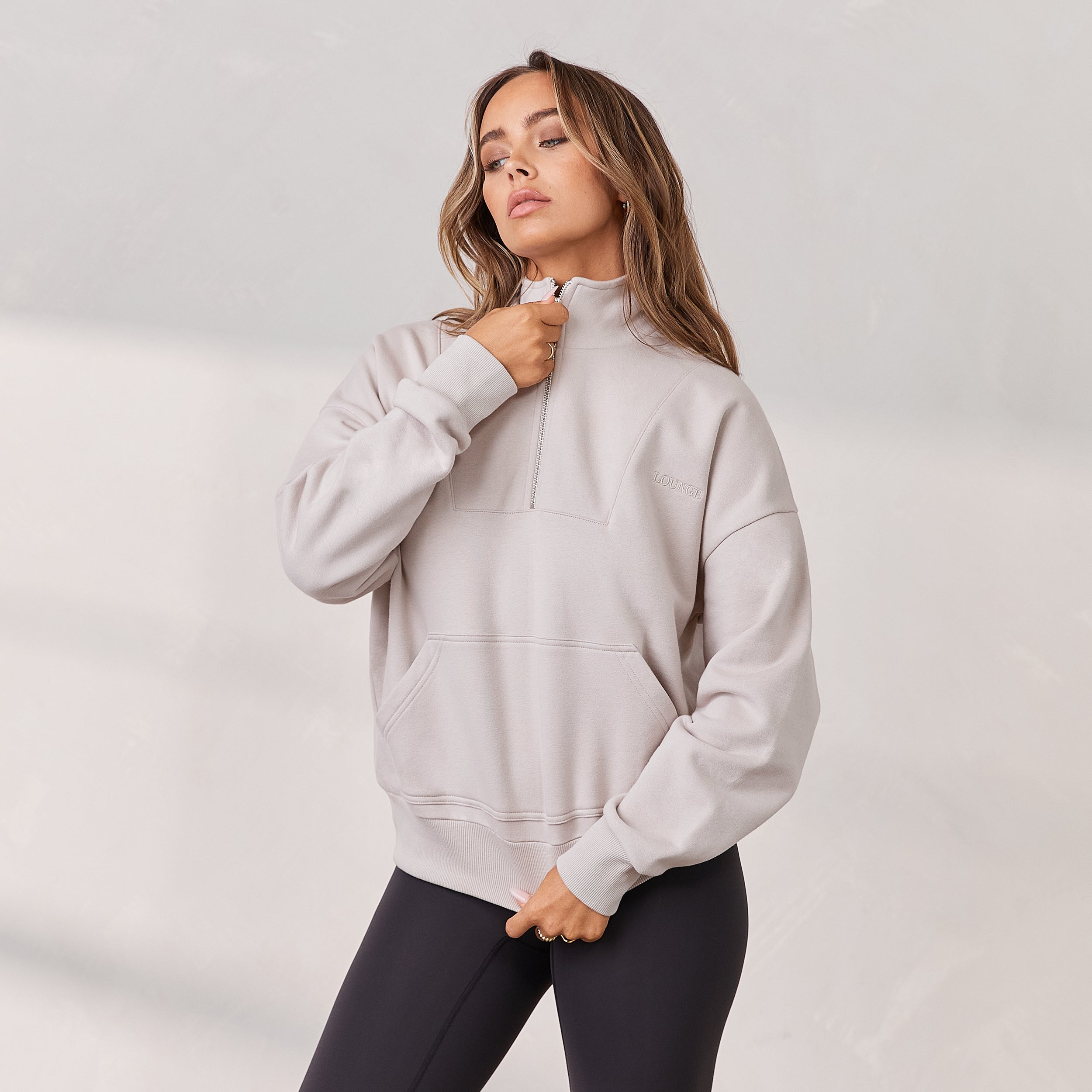 Quarter zip sales jumper womens