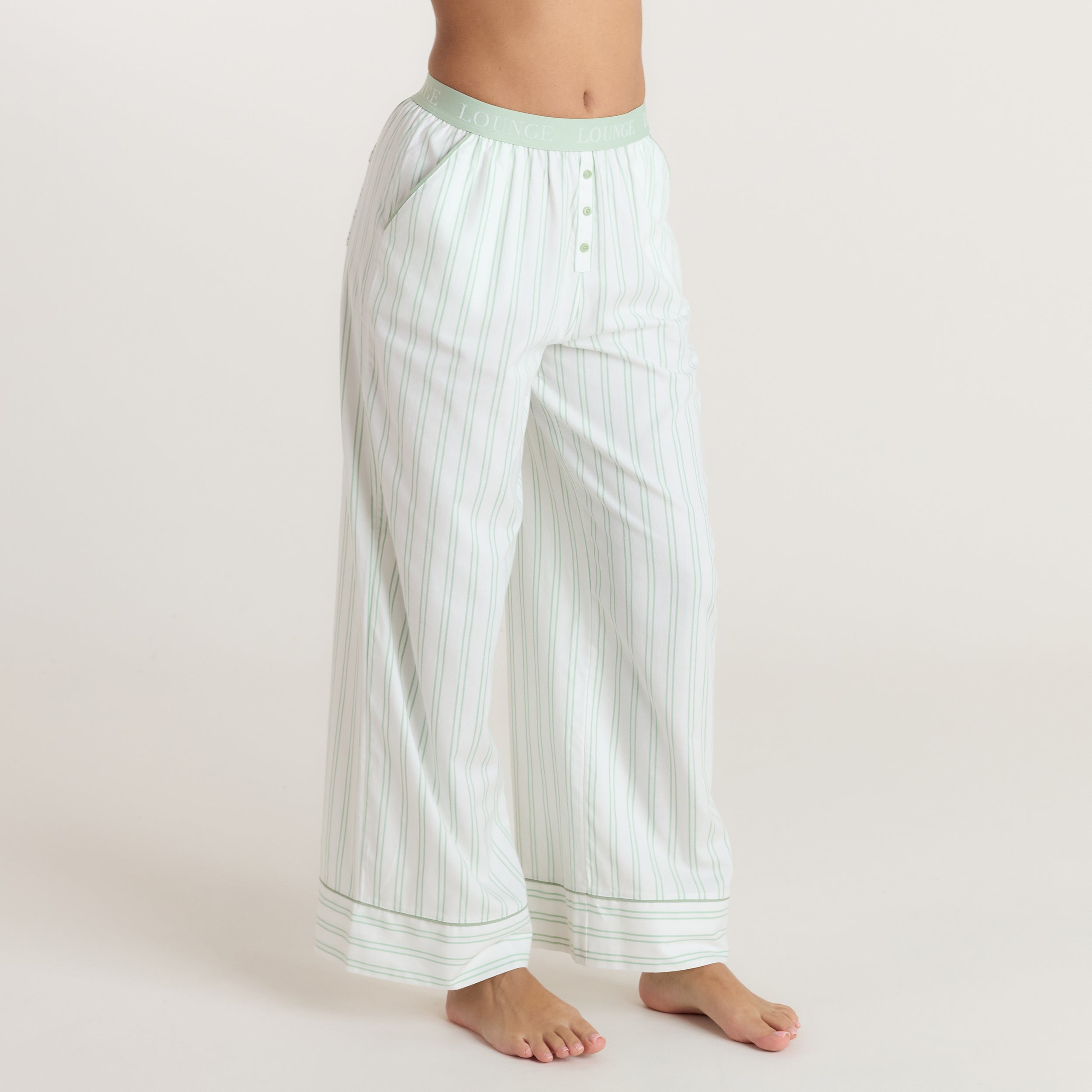 Mistletoe Pyjama Bottoms | Mistletoe Pyjama Bottoms - Sage