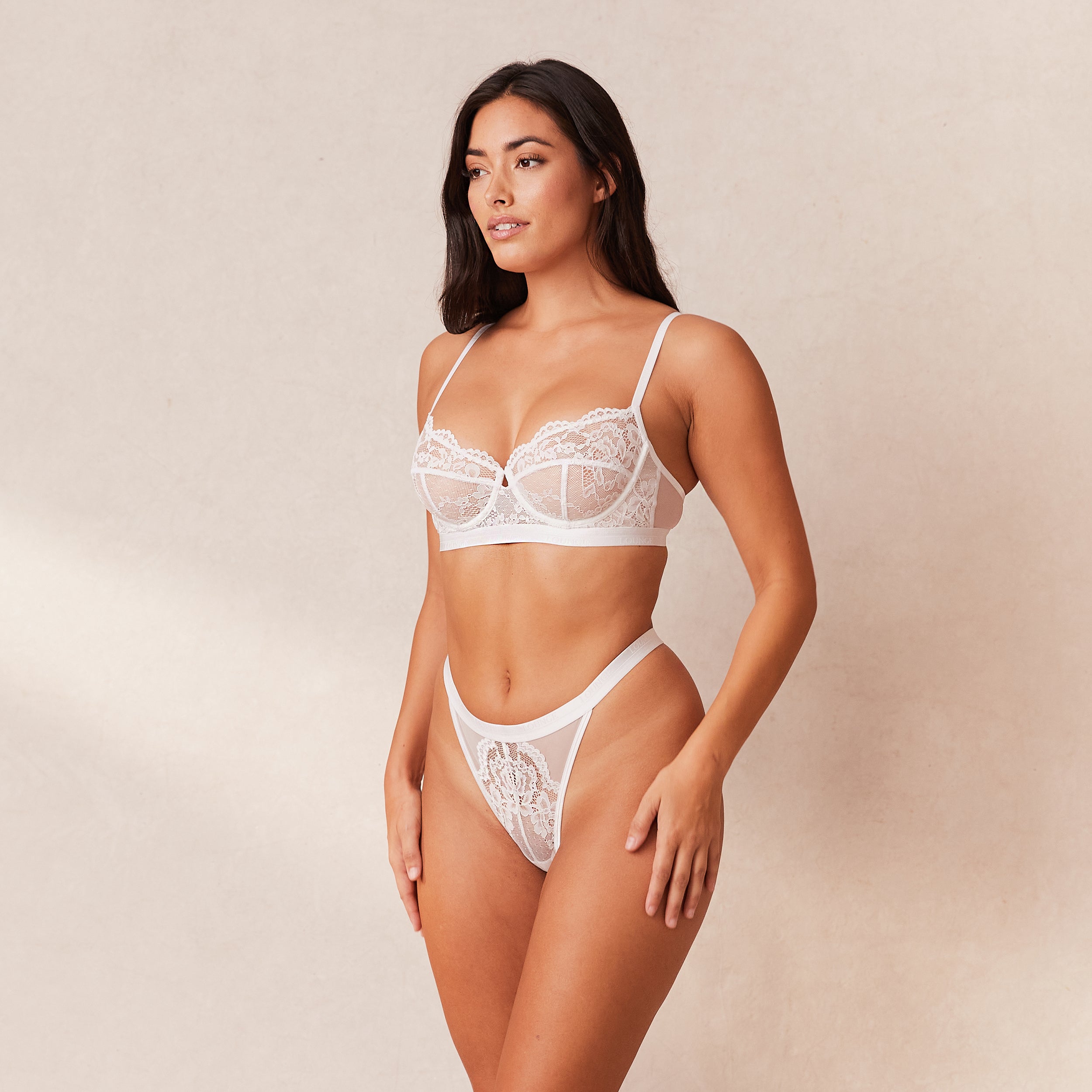 Blossom Balcony Bra White Lounge Underwear