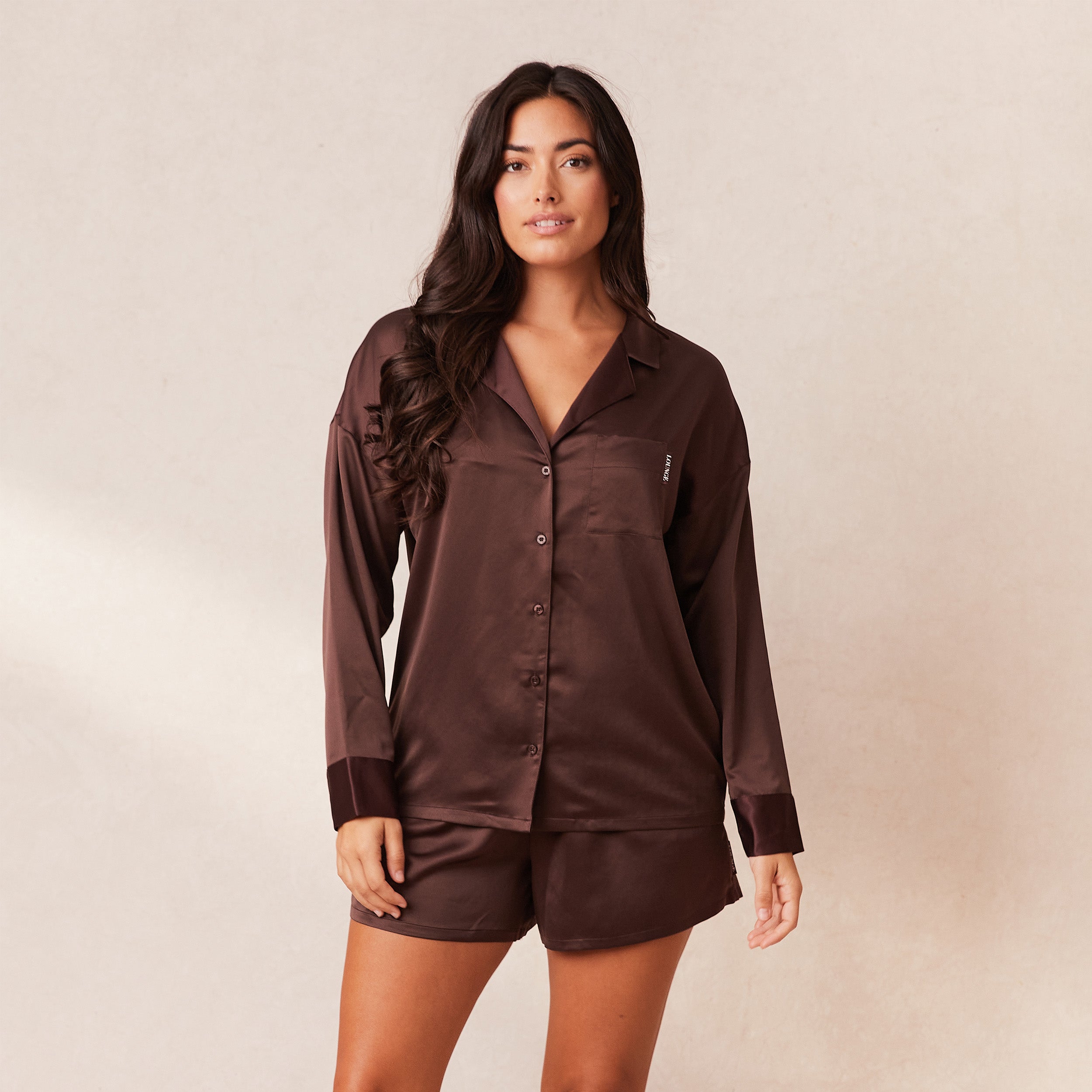 Classic Satin Pyjama Shorts  | Samaria, S