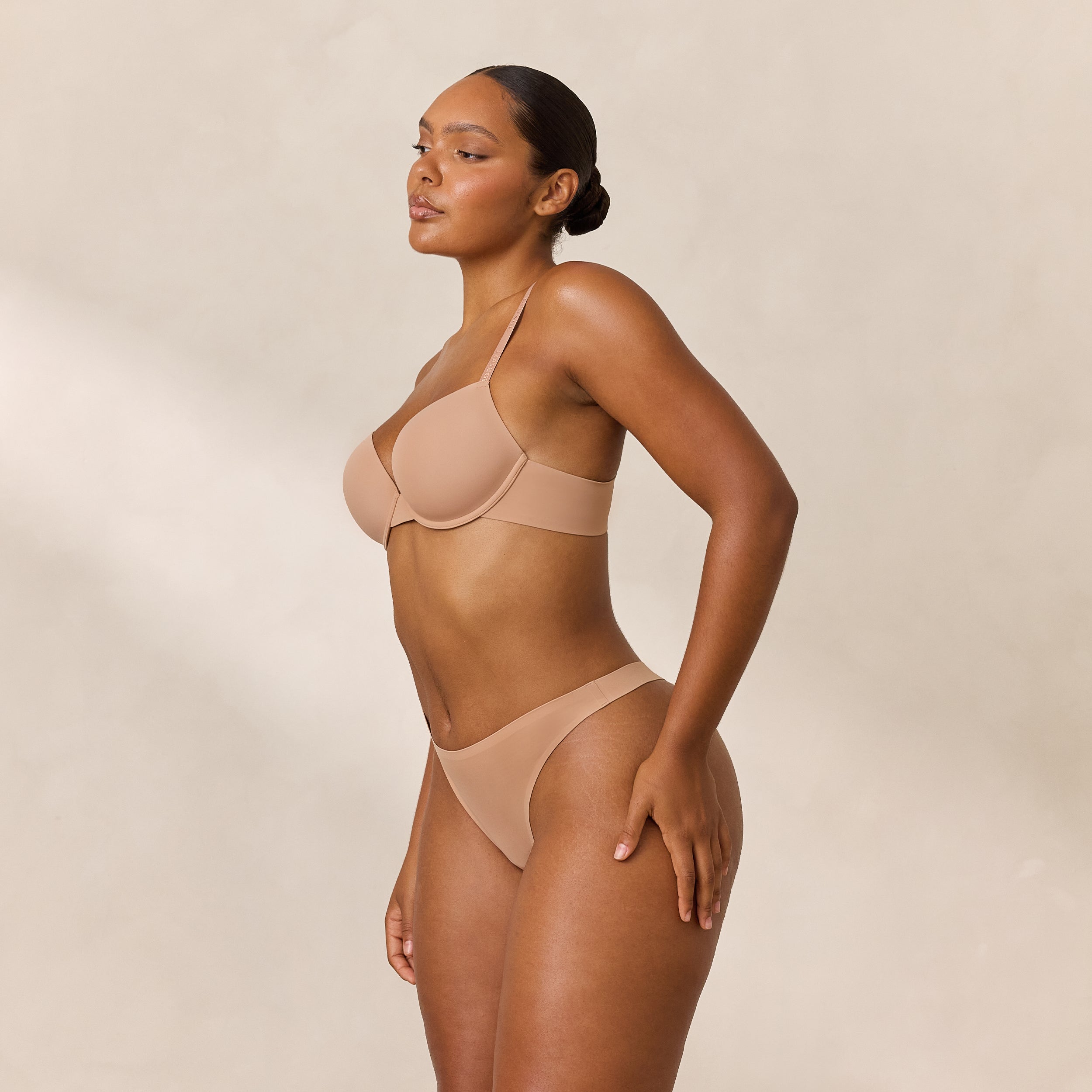 Invisible Form T-Shirt Bra | Amber, 36D/L