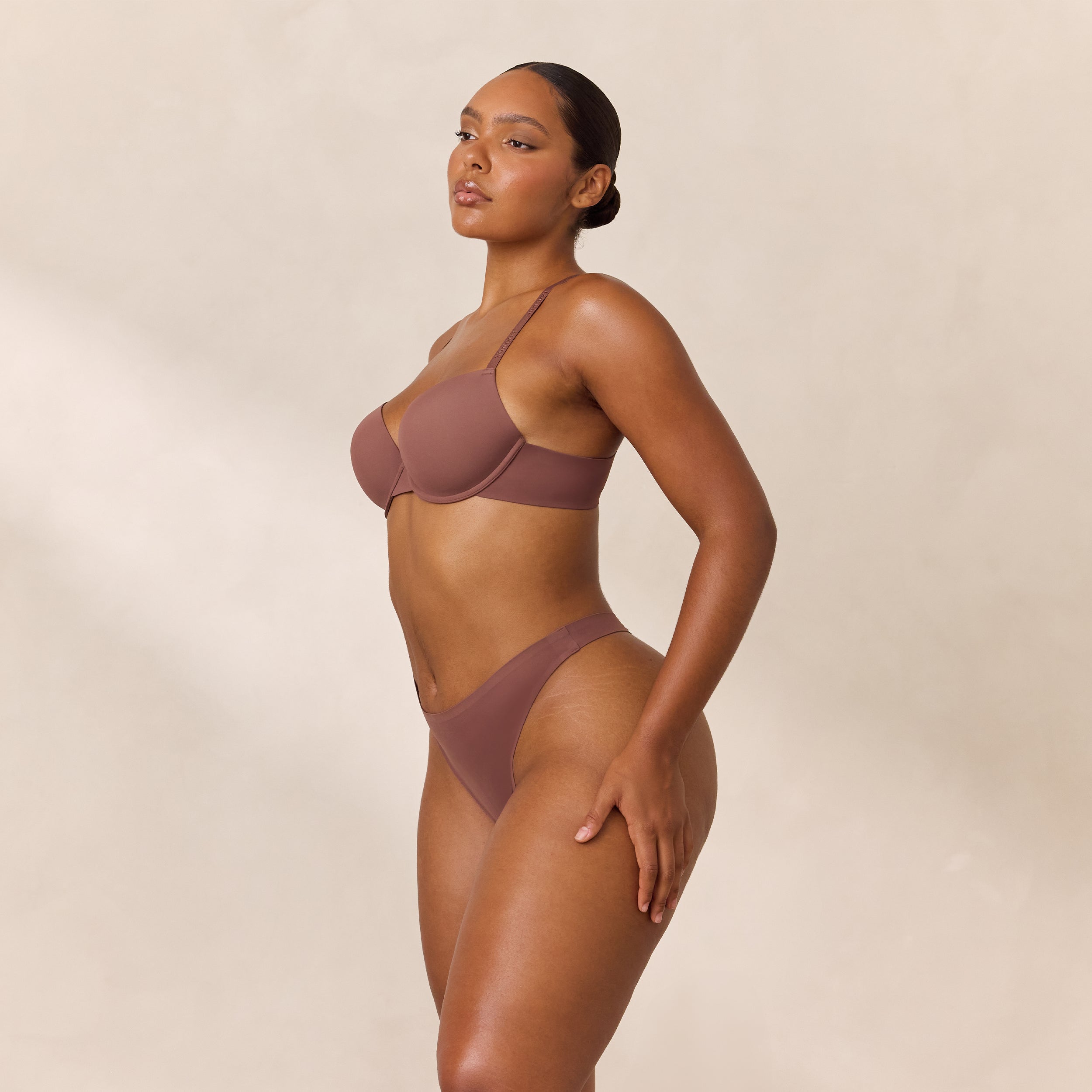 Invisible Form T-Shirt Bra | Amber, 36D/L