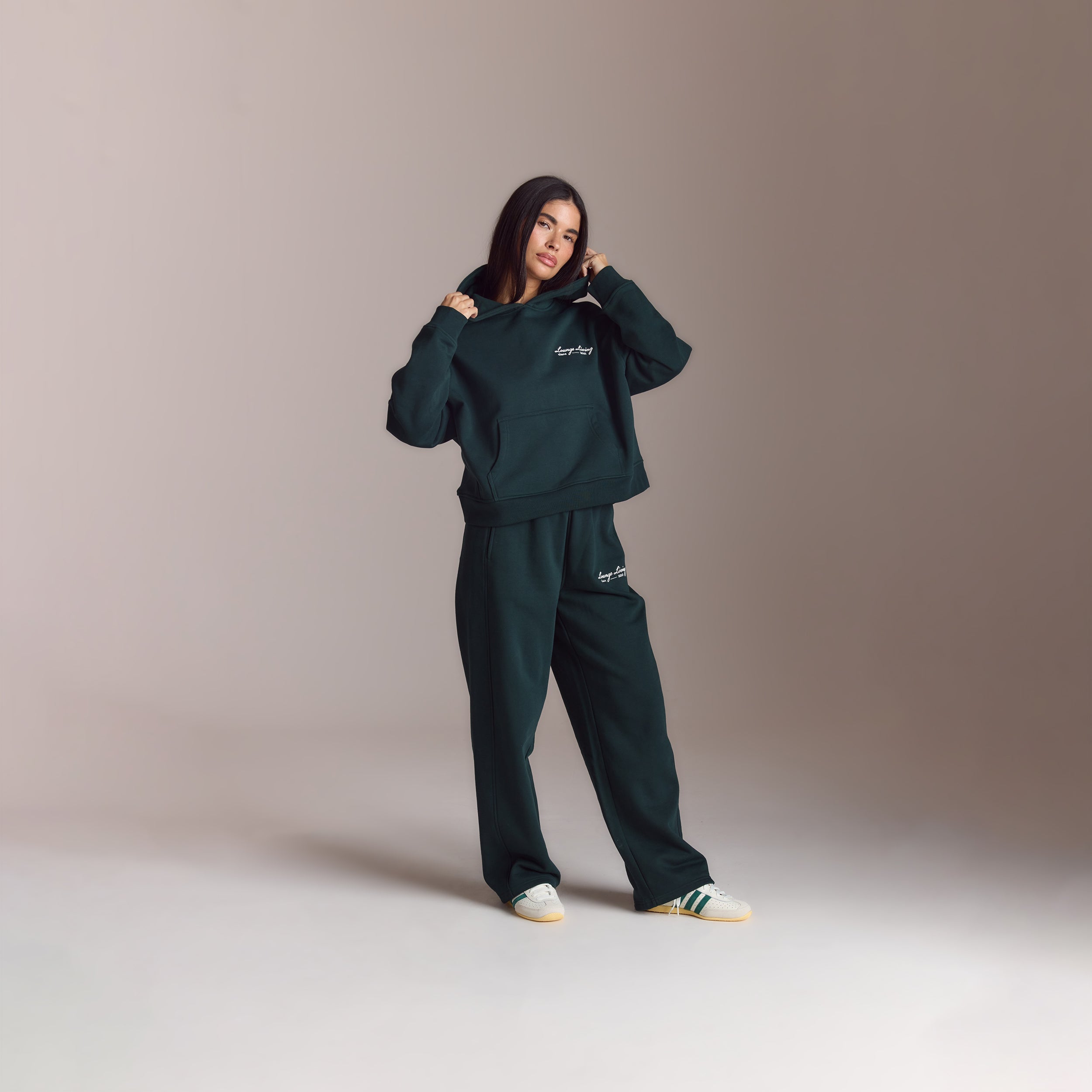 Lounge Living Hoodie | Lounge Living Hoodie - Forest Green